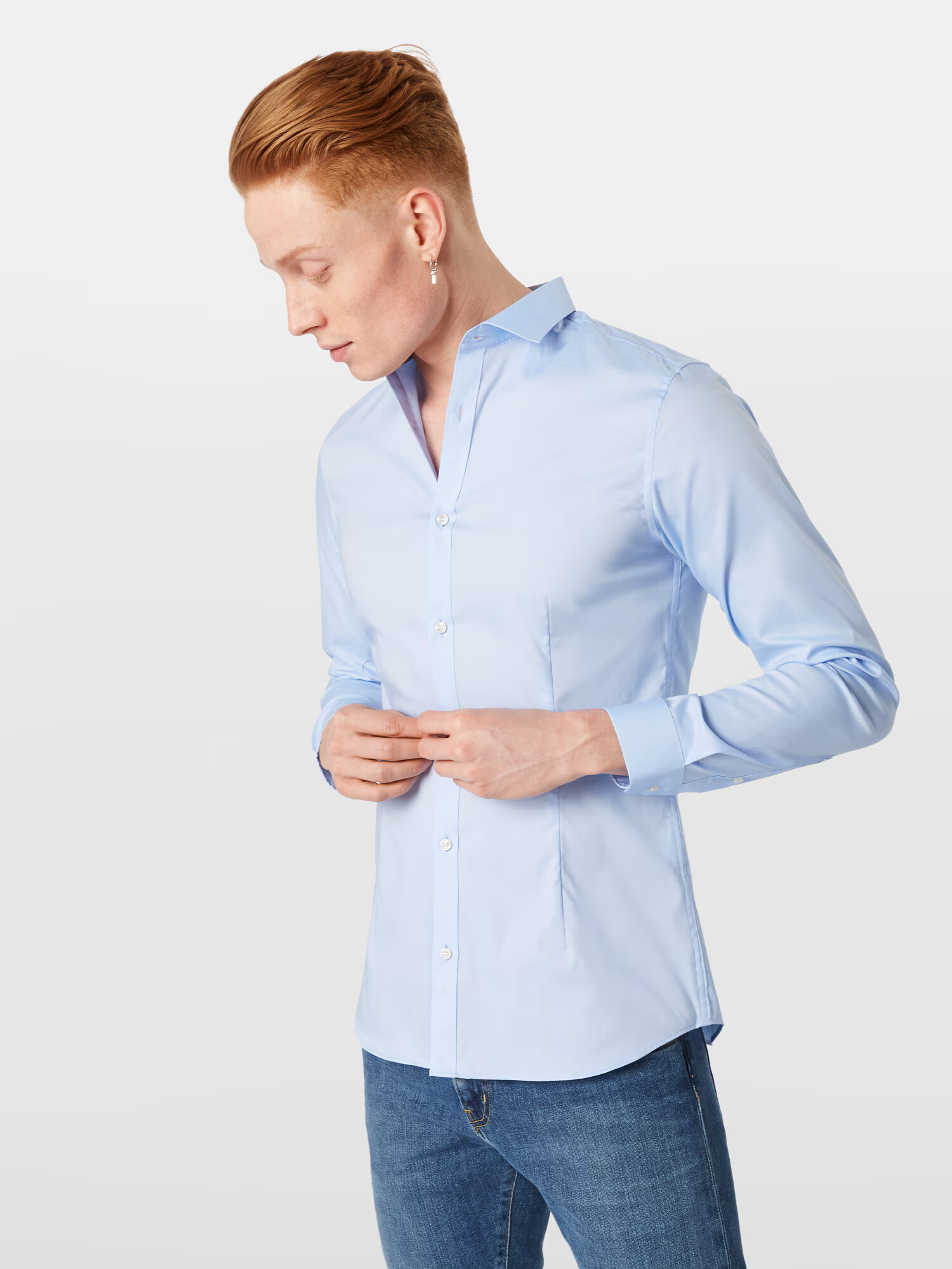 JACK & JONES Cămașă 'Parma' albastru deschis - Pled.ro