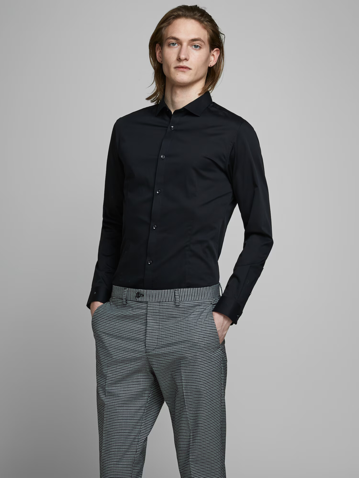 JACK & JONES Cămașă 'Parma' negru - Pled.ro