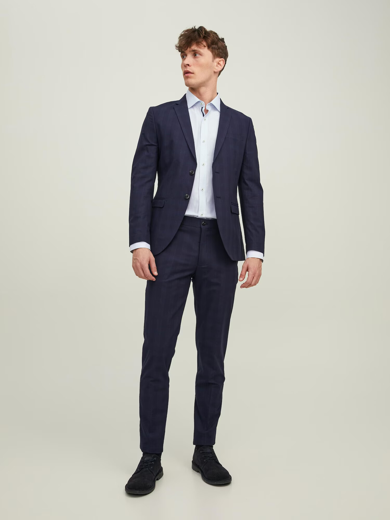 JACK & JONES Cămașă 'Royal' alb murdar - Pled.ro