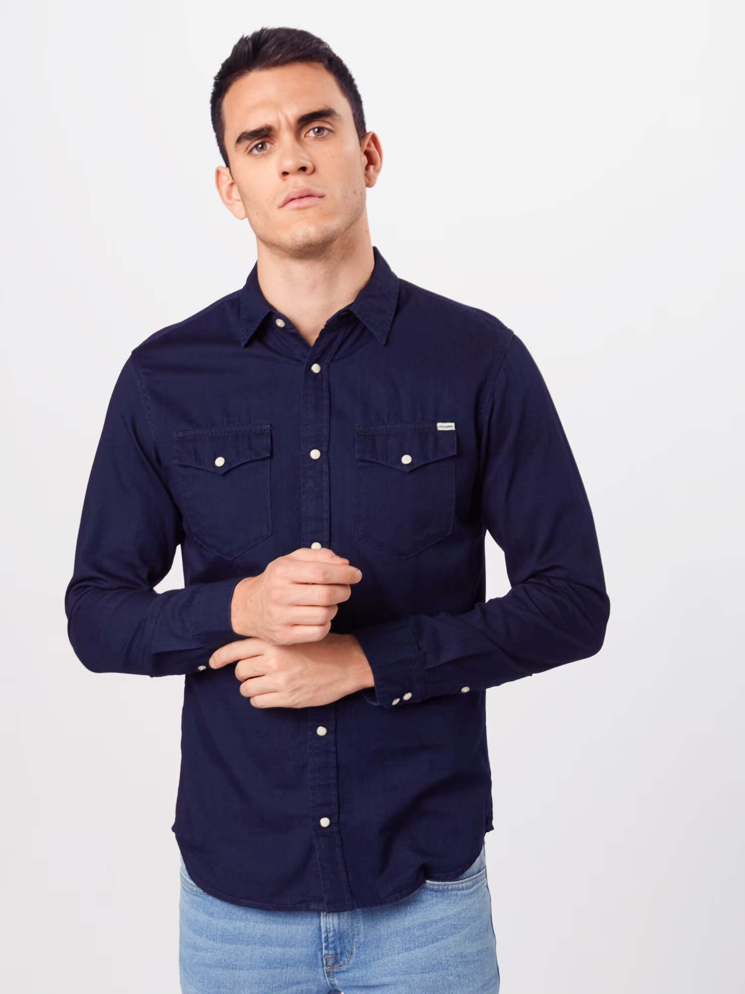 JACK & JONES Cămașă 'Sheridan' albastru închis - Pled.ro