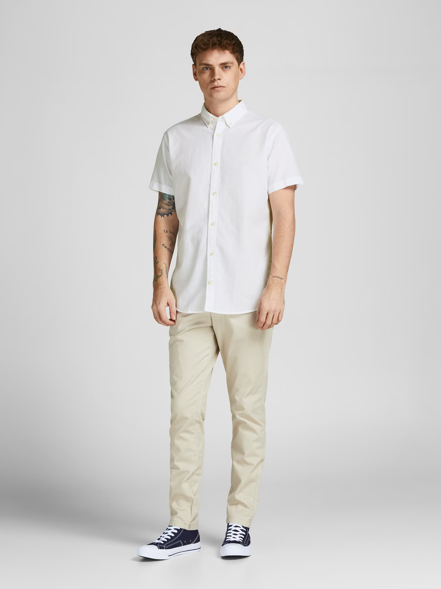 JACK & JONES Cămașă 'Summer' alb - Pled.ro