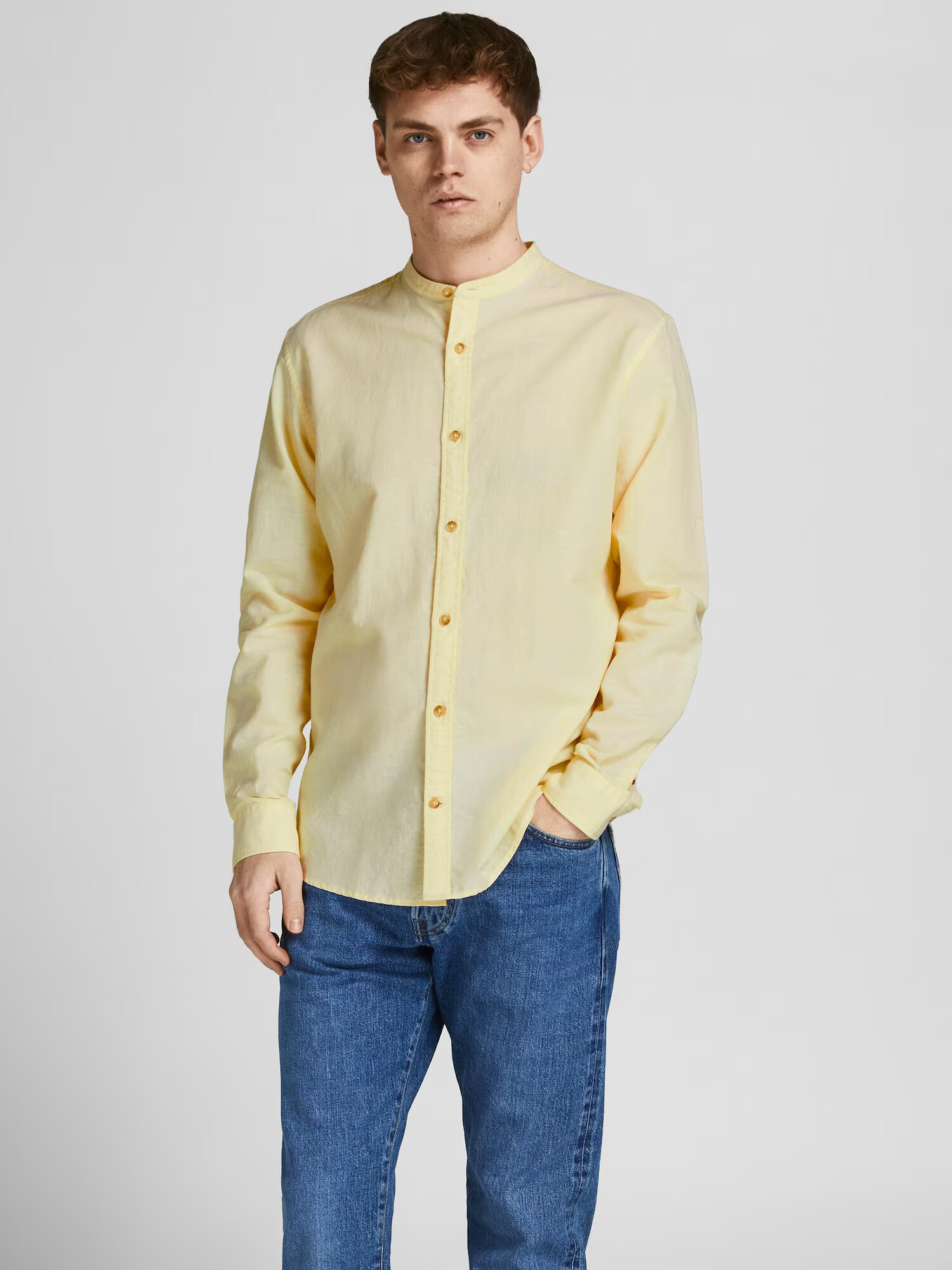 JACK & JONES Cămașă 'SUMMER' galben deschis - Pled.ro