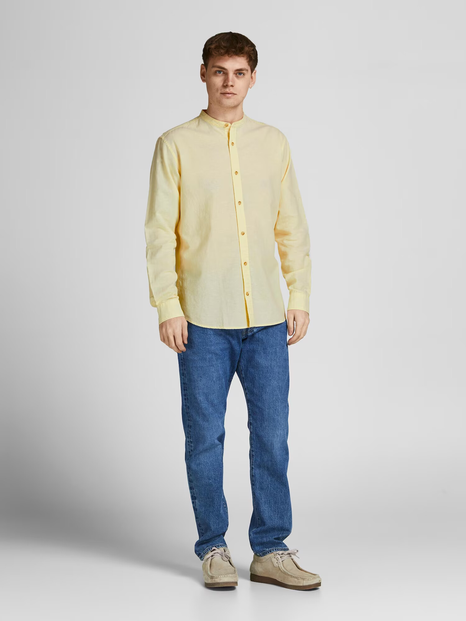 JACK & JONES Cămașă 'SUMMER' galben deschis - Pled.ro