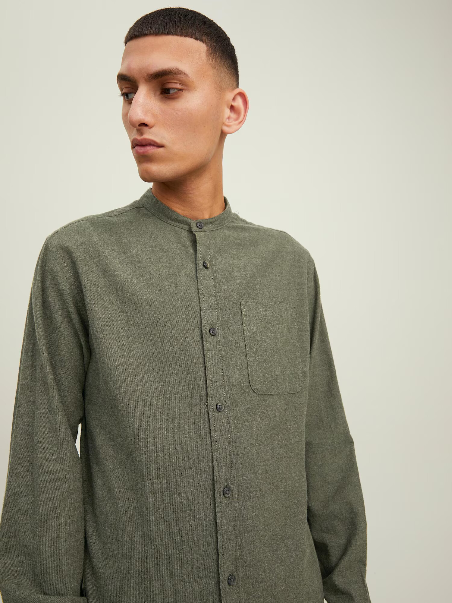 JACK & JONES Cămașă verde deschis - Pled.ro