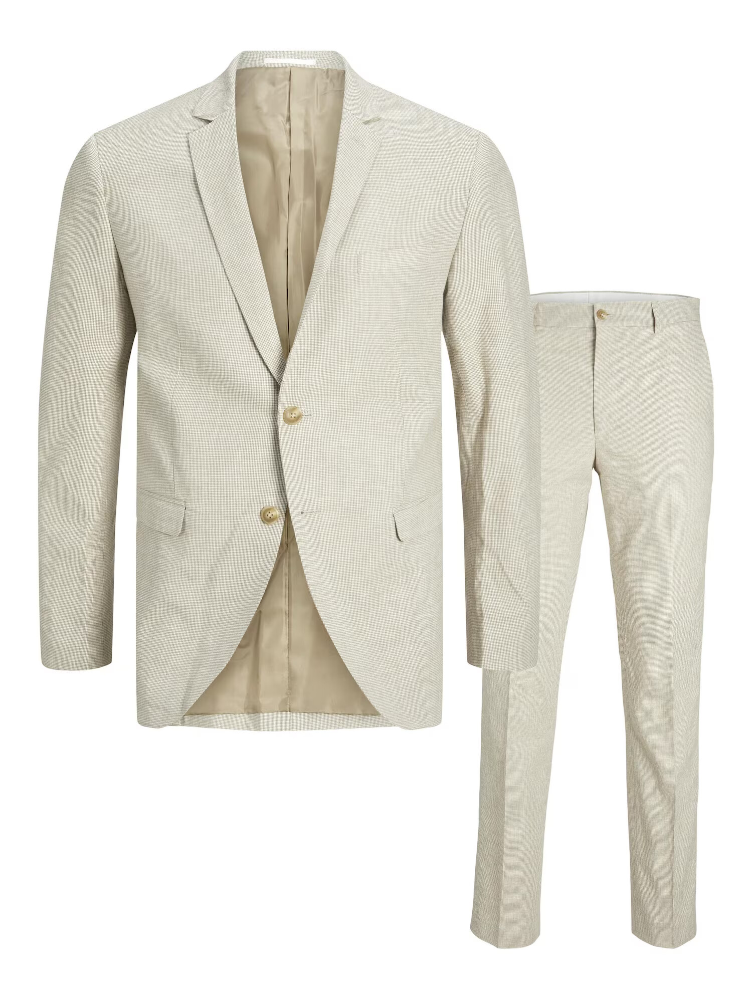 JACK & JONES Costum 'RIVIERA' crem / maro deschis - Pled.ro