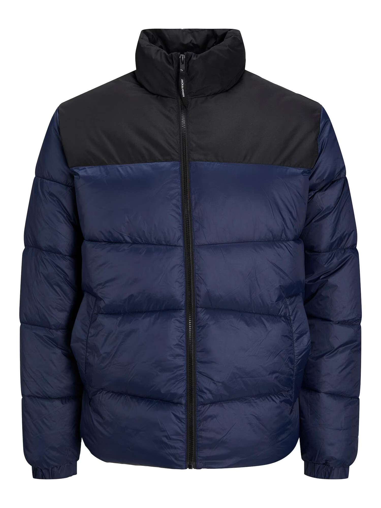 JACK & JONES Geacă de iarnă 'Chili' bleumarin / negru / alb - Pled.ro