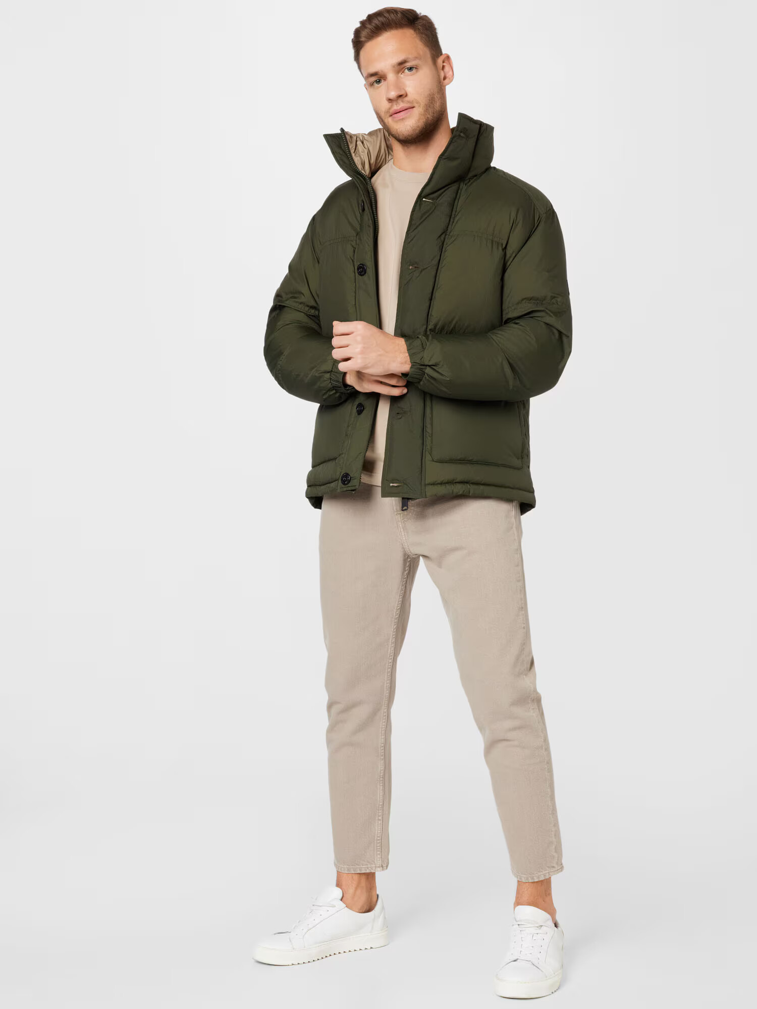 JACK & JONES Geacă de iarnă oliv - Pled.ro