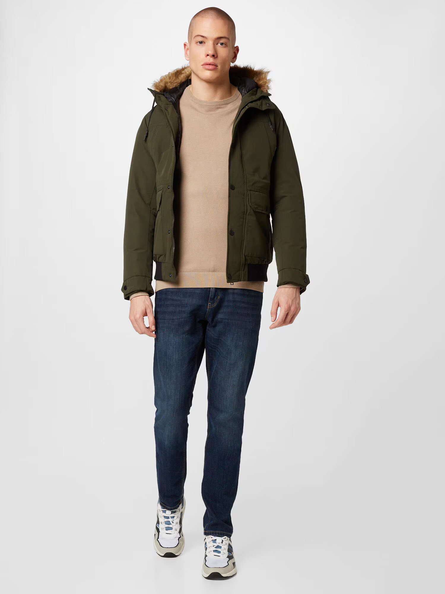 JACK & JONES Geacă de iarnă 'Winner' verde închis - Pled.ro