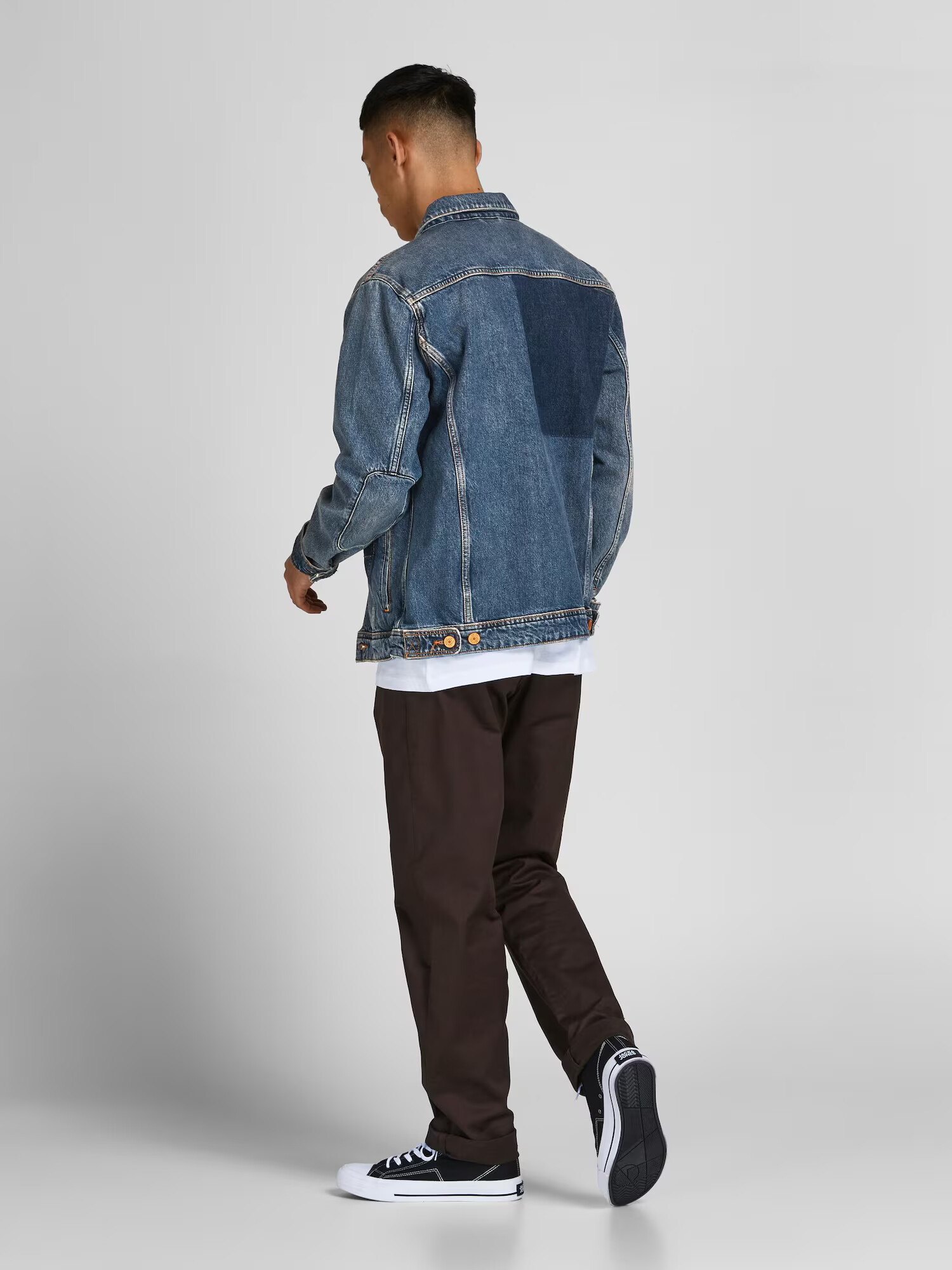 JACK & JONES Geacă de primăvară-toamnă albastru denim - Pled.ro