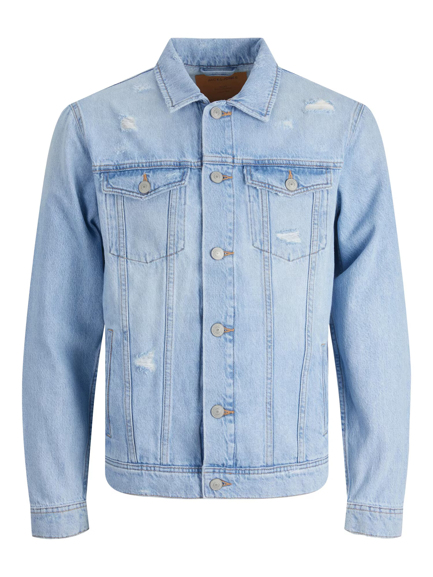 JACK & JONES Geacă de primăvară-toamnă albastru denim - Pled.ro