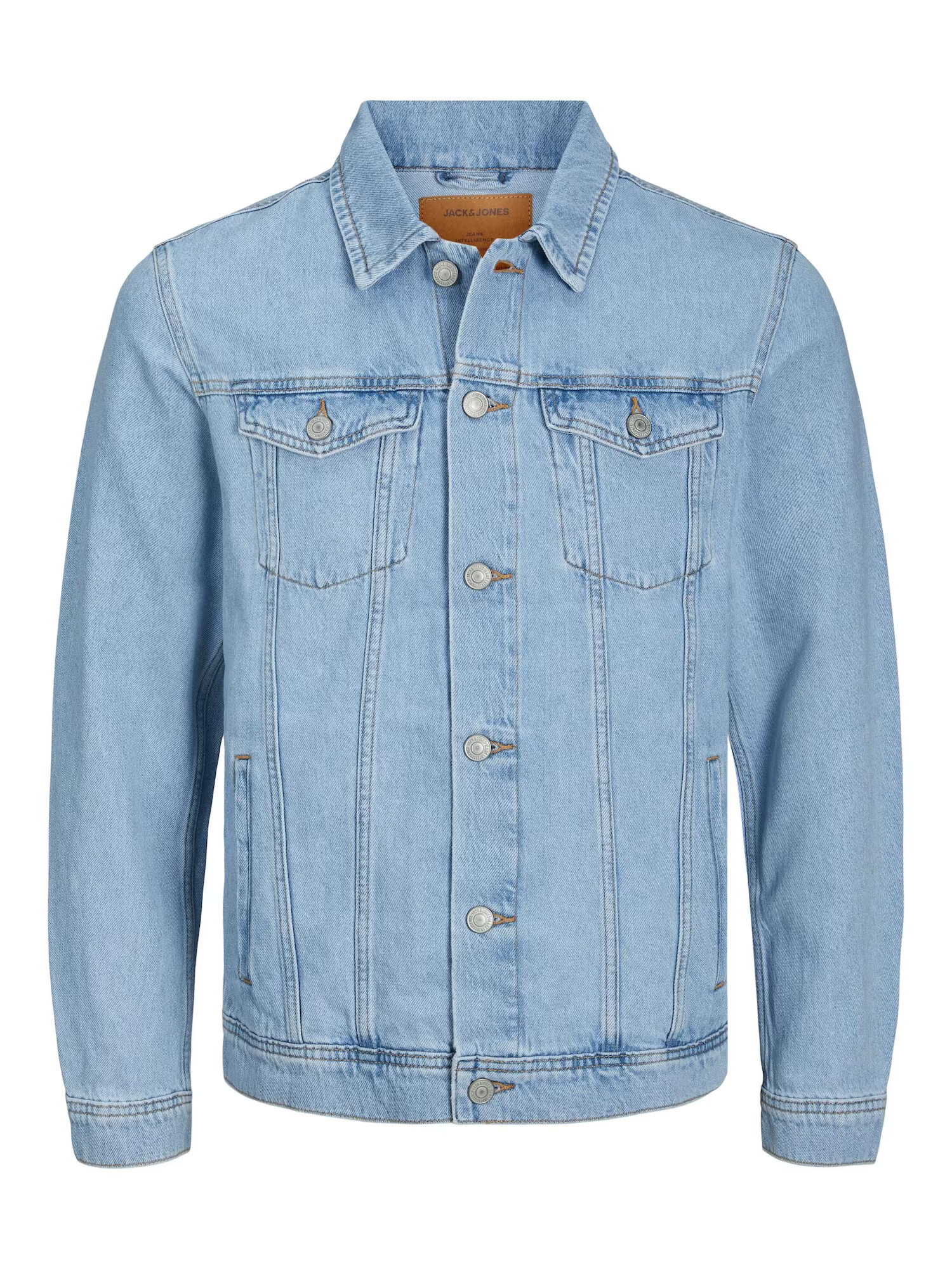 JACK & JONES Geacă de primăvară-toamnă albastru denim - Pled.ro