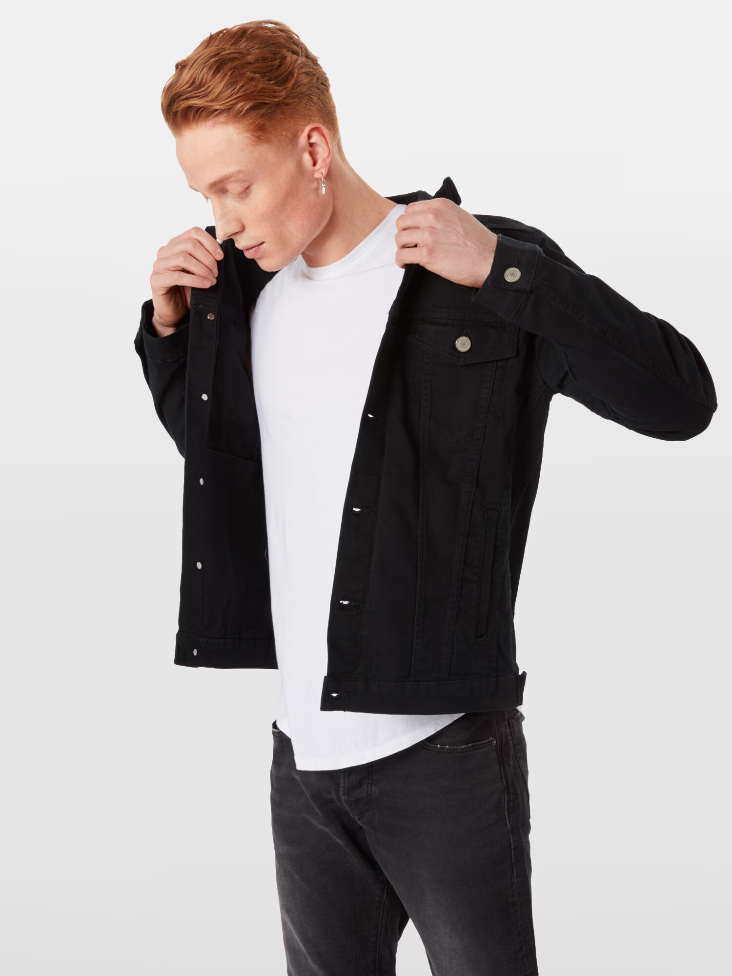 JACK & JONES Geacă de primăvară-toamnă 'Alvin' negru - Pled.ro