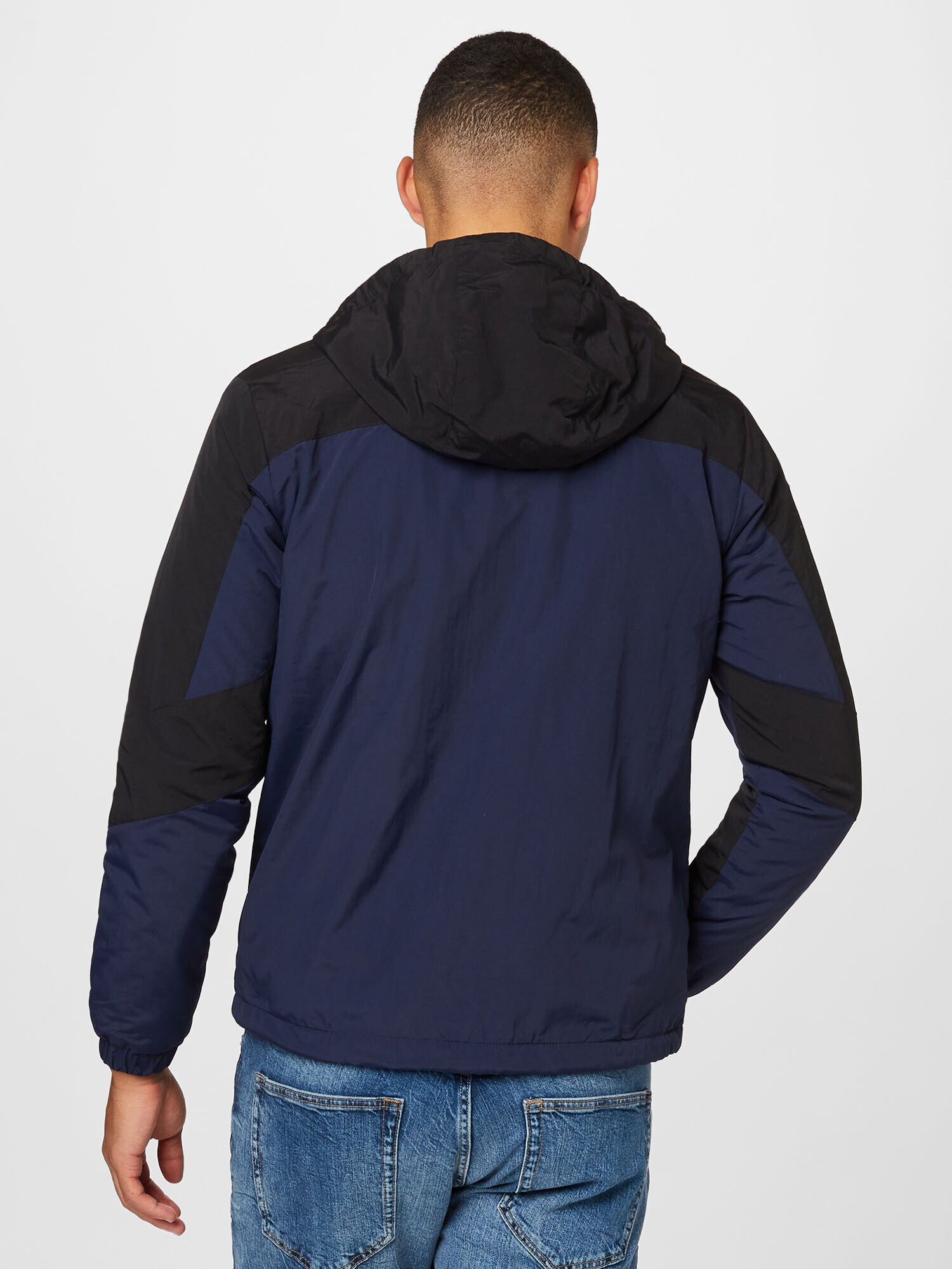 JACK & JONES Geacă de primăvară-toamnă 'BECKS' bleumarin / negru - Pled.ro