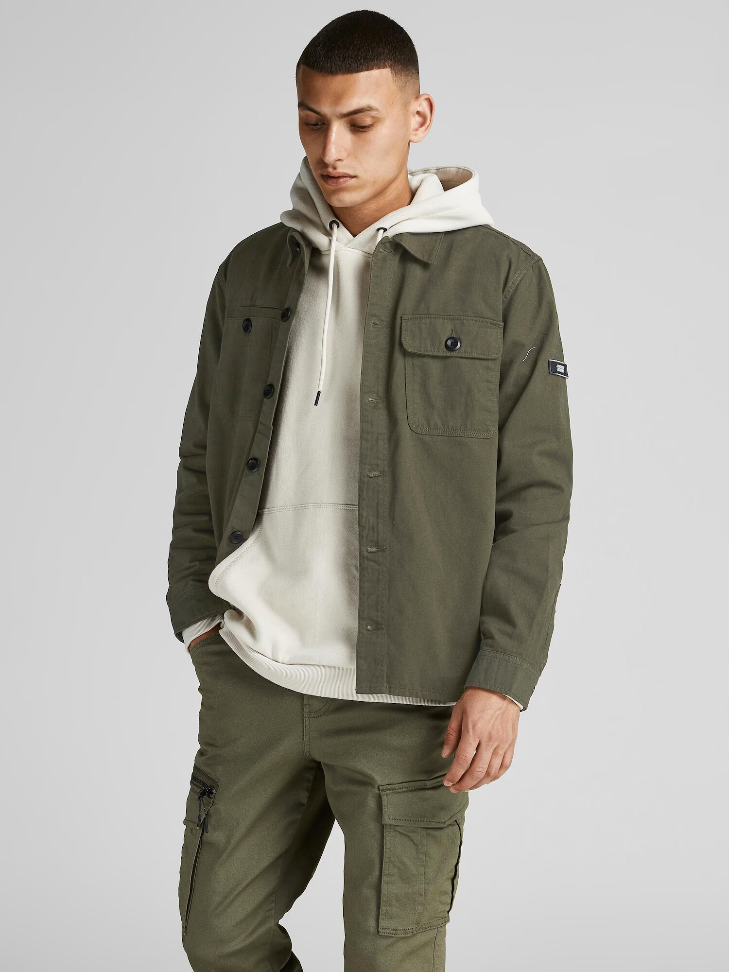 JACK & JONES Geacă de primăvară-toamnă 'Ben' verde închis - Pled.ro