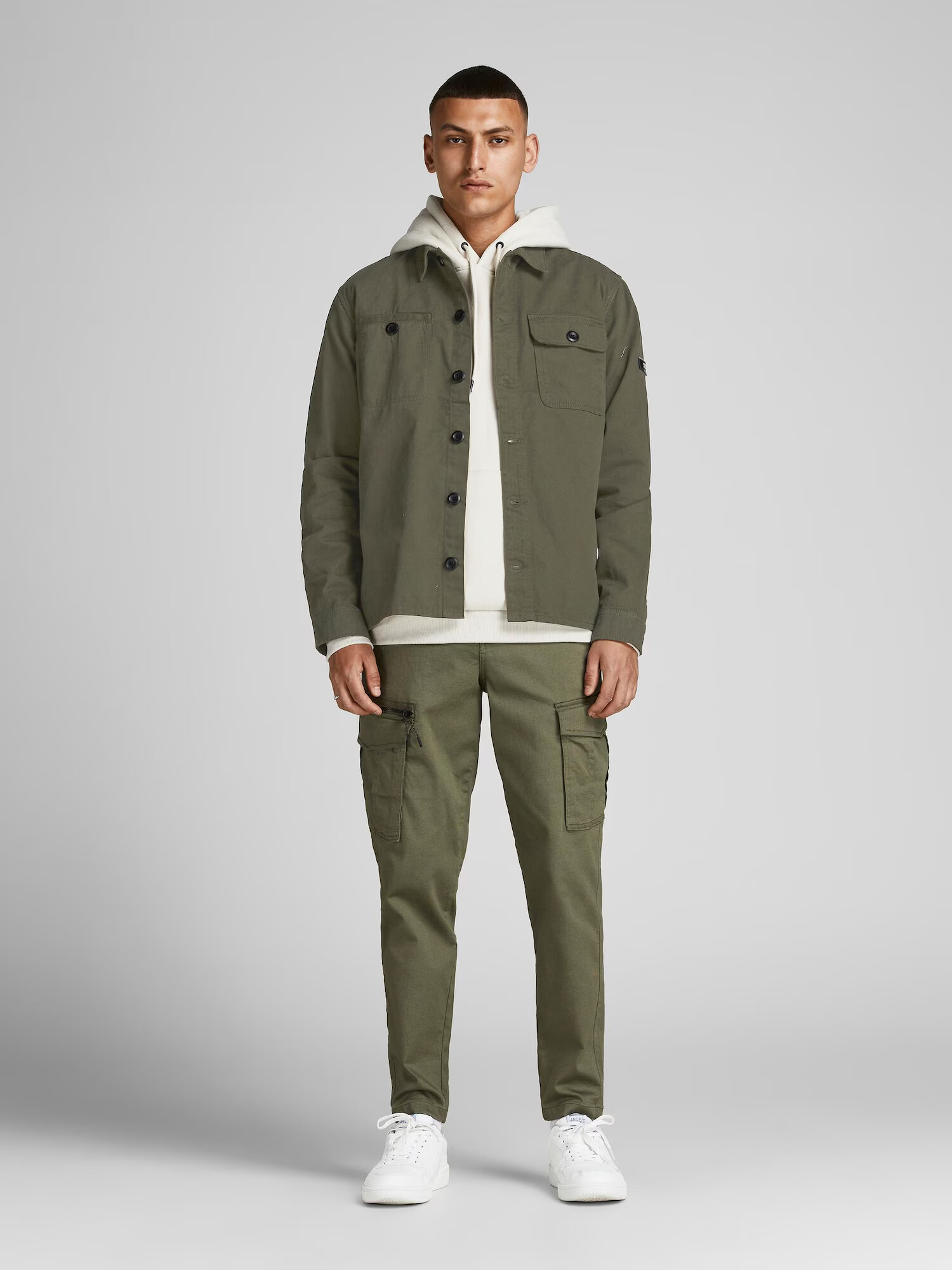 JACK & JONES Geacă de primăvară-toamnă 'Ben' verde închis - Pled.ro