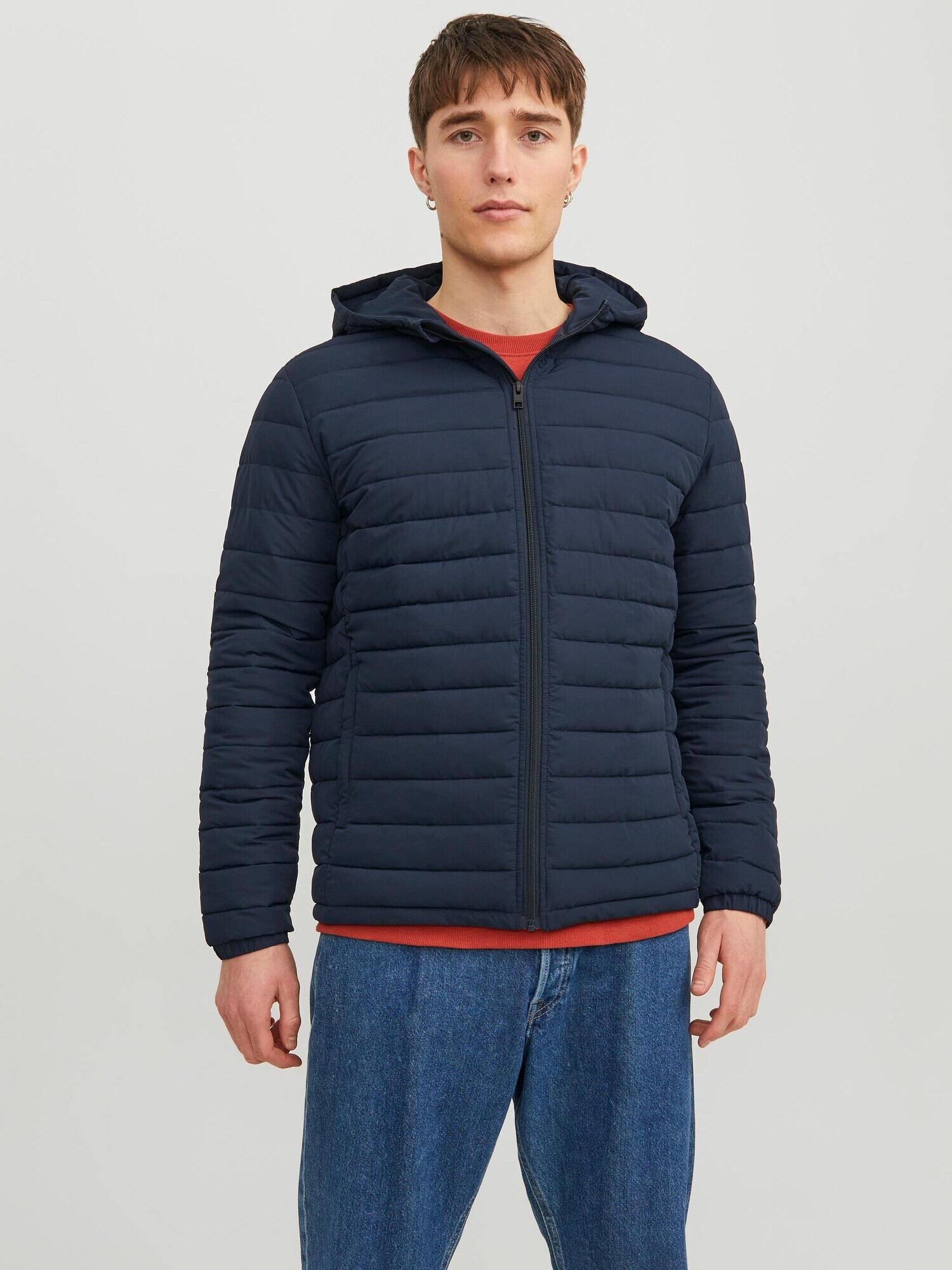 JACK & JONES Geacă de primăvară-toamnă bleumarin - Pled.ro