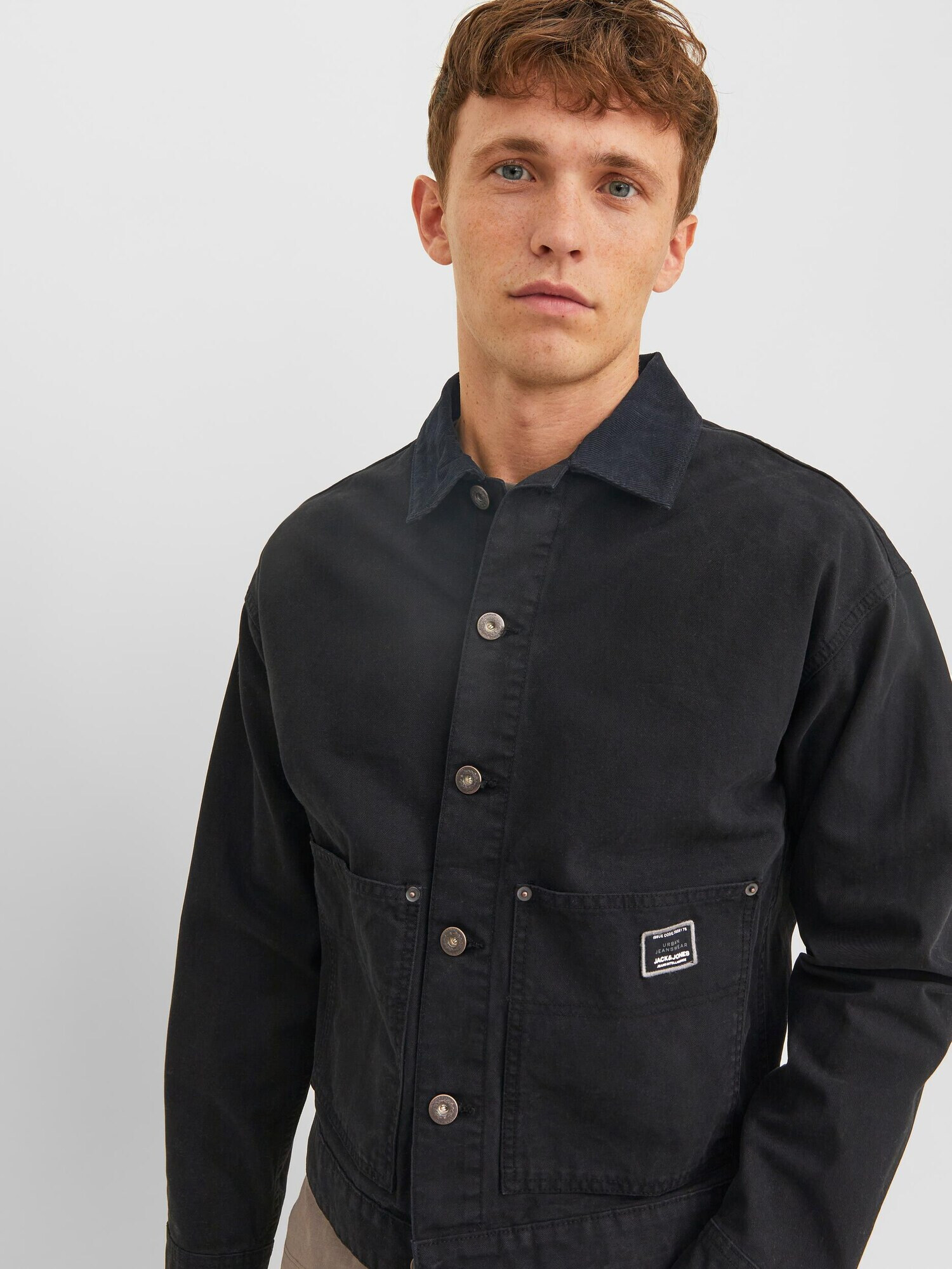 JACK & JONES Geacă de primăvară-toamnă 'DEREK' negru denim - Pled.ro