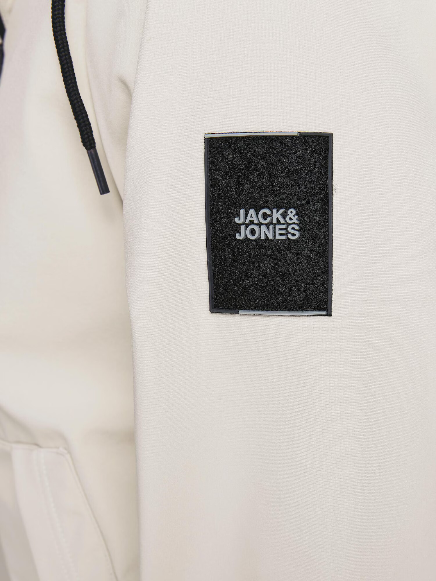 JACK & JONES Geacă de primăvară-toamnă gri deschis / negru - Pled.ro