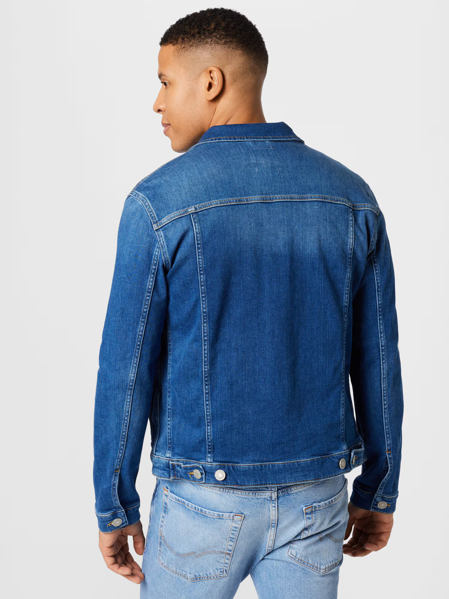 JACK & JONES Geacă de primăvară-toamnă 'Ialvin' albastru denim - Pled.ro