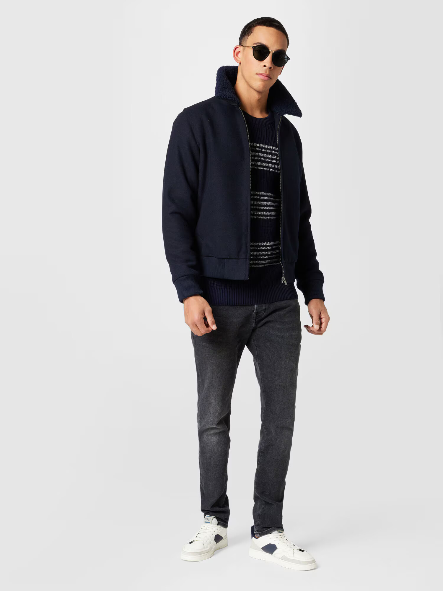 JACK & JONES Geacă de primăvară-toamnă 'KEITH' bleumarin - Pled.ro