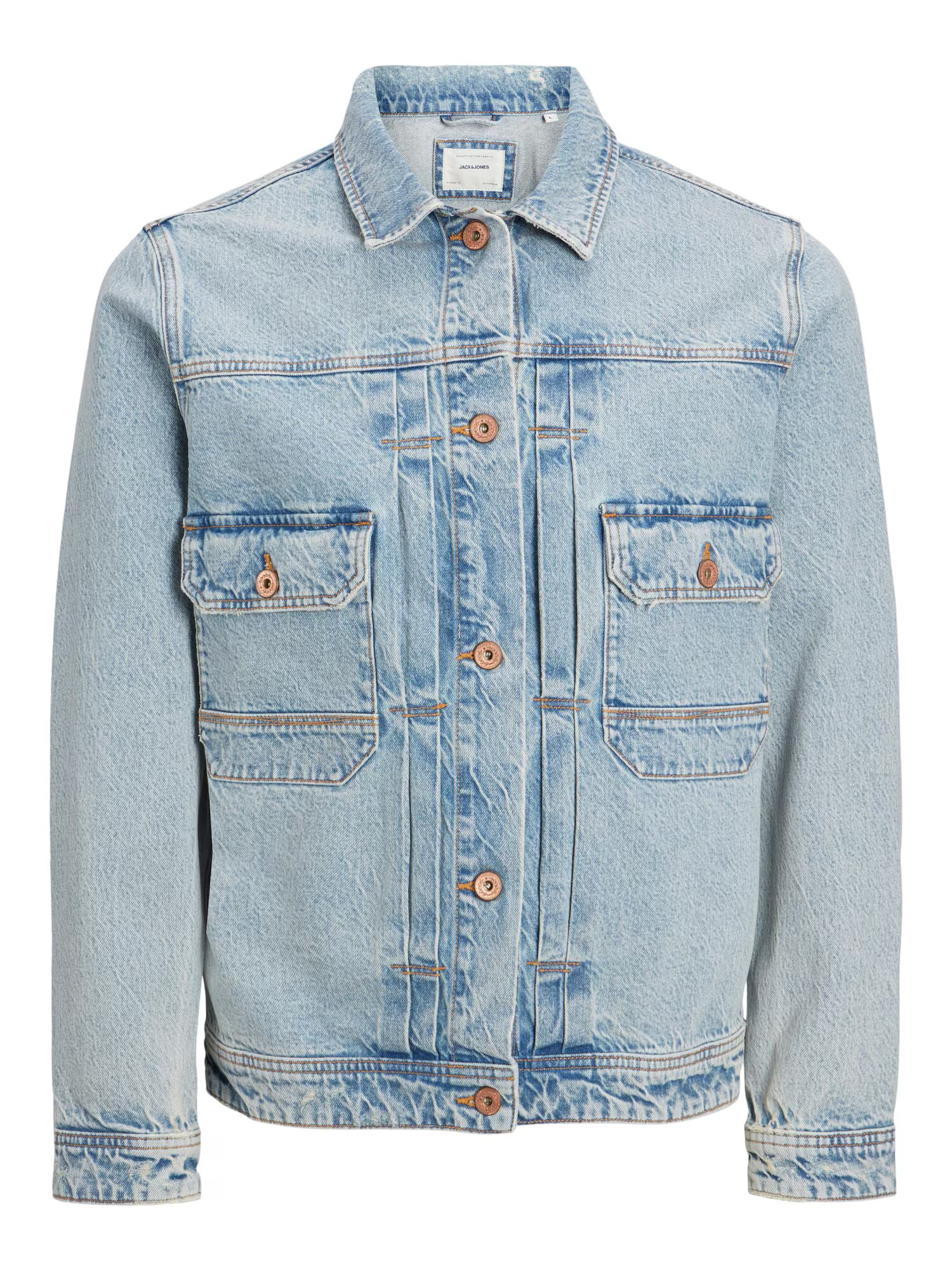 JACK & JONES Geacă de primăvară-toamnă 'KEVIN' albastru denim - Pled.ro