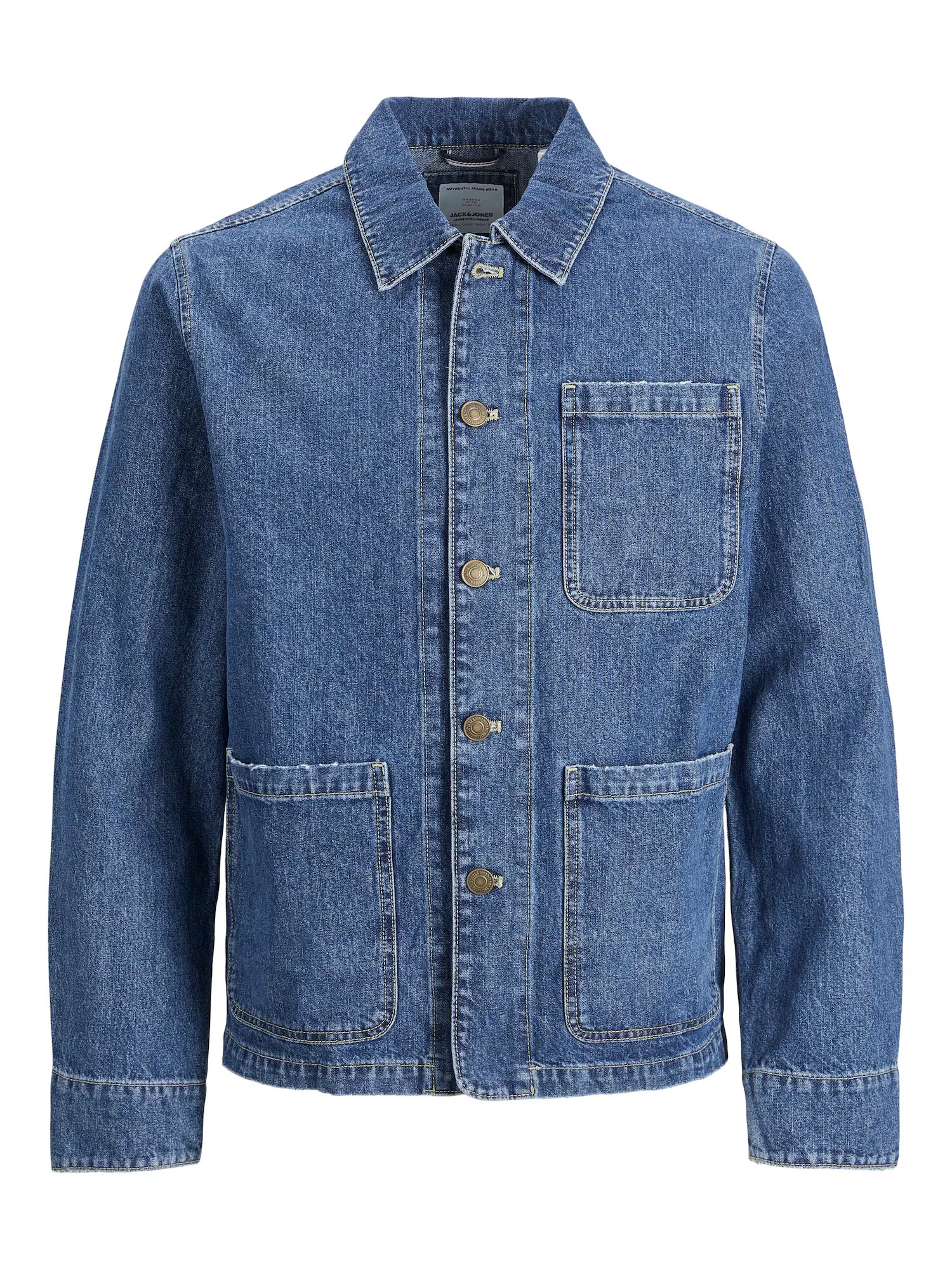 JACK & JONES Geacă de primăvară-toamnă 'Lucas' albastru denim - Pled.ro