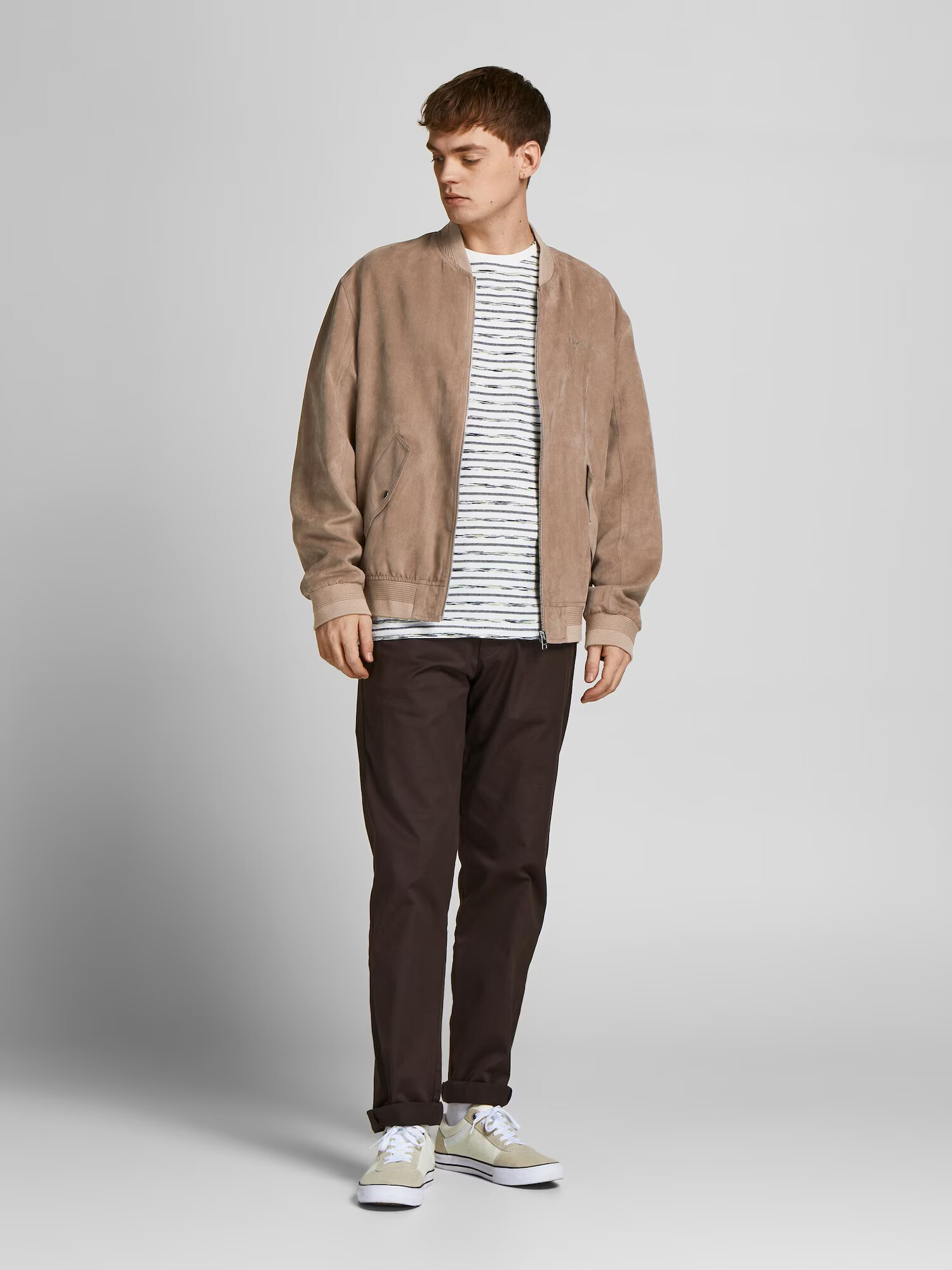 JACK & JONES Geacă de primăvară-toamnă 'Neo' bej - Pled.ro