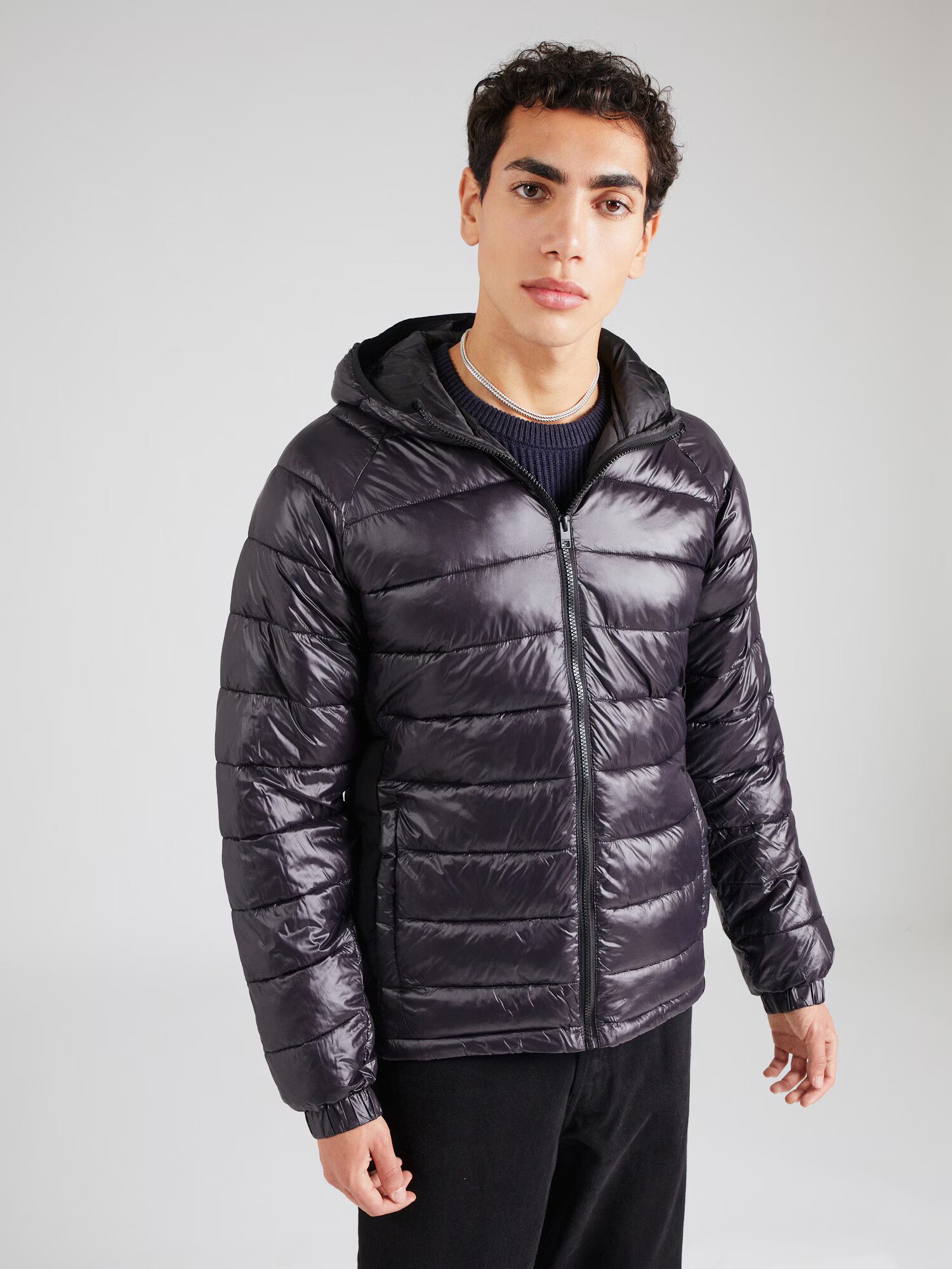 JACK & JONES Geacă de primăvară-toamnă 'TRACE' negru - Pled.ro