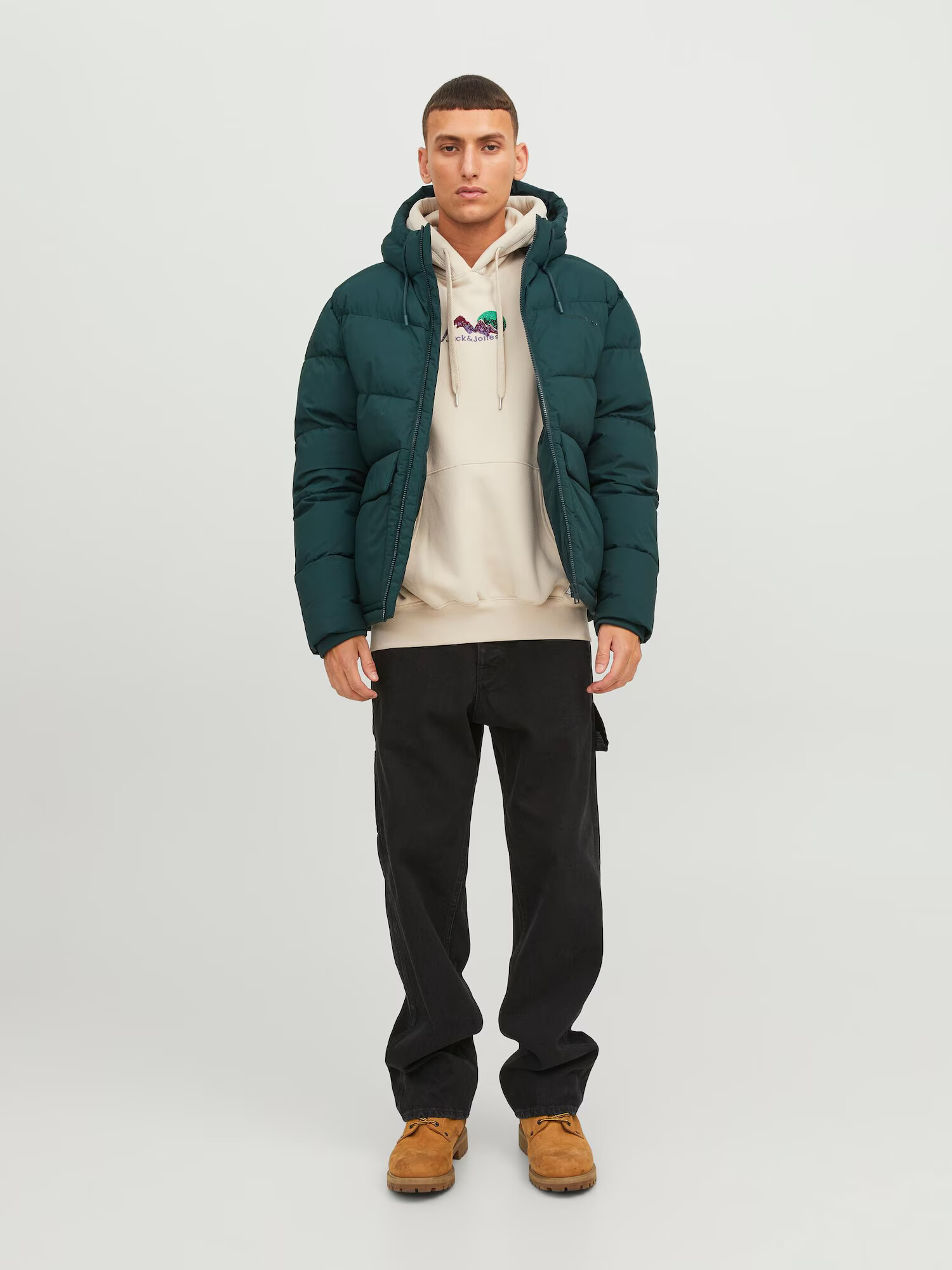 JACK & JONES Geacă de primăvară-toamnă 'Vesterbro' verde închis - Pled.ro