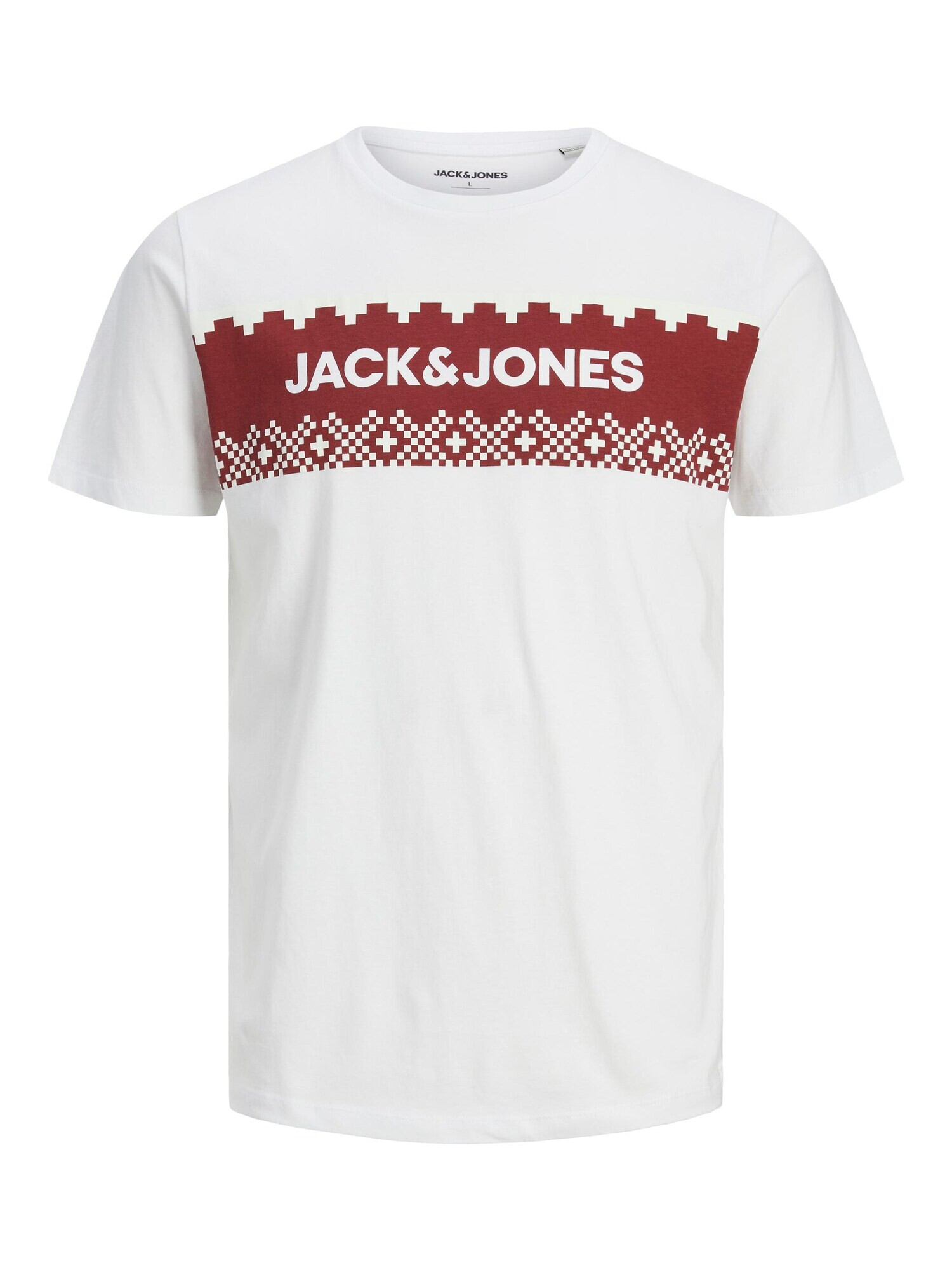 JACK & JONES Haine de casă verde închis / roşu închis / alb - Pled.ro