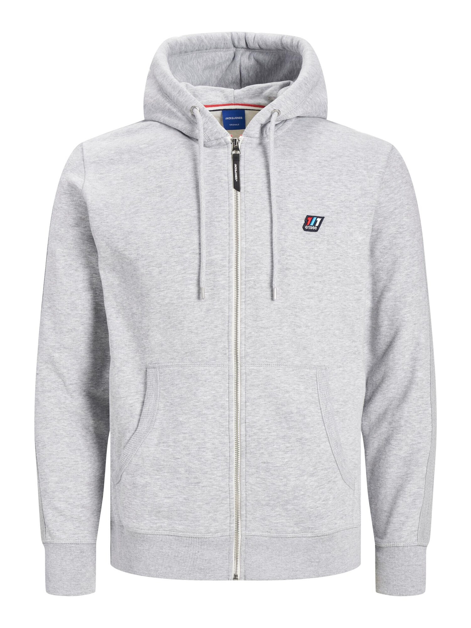 JACK & JONES Hanorac albastru / bleumarin / gri deschis / alb - Pled.ro