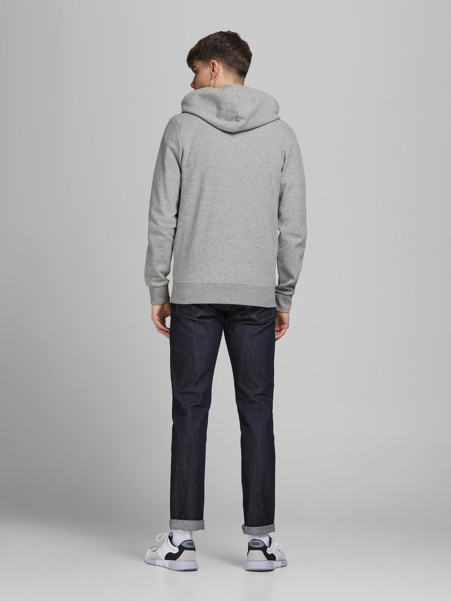 JACK & JONES Hanorac gri deschis - Pled.ro