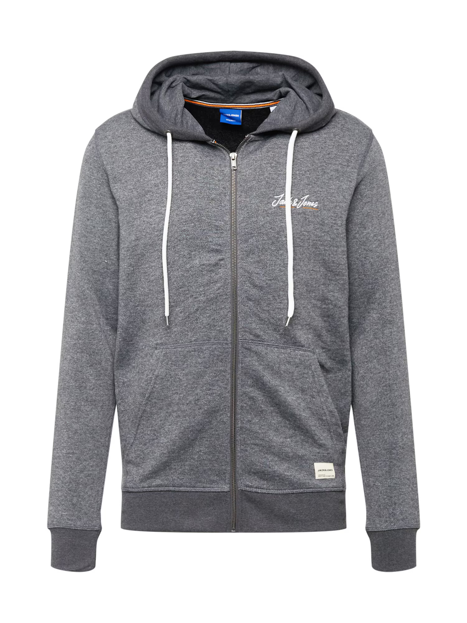 JACK & JONES Hanorac gri amestecat / portocaliu / alb - Pled.ro