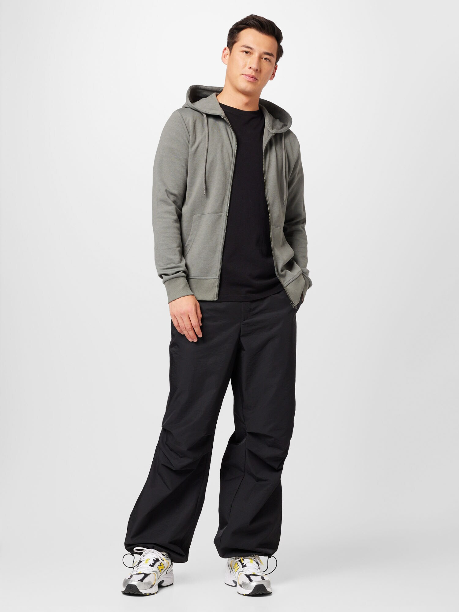 JACK & JONES Hanorac gri fumuriu - Pled.ro