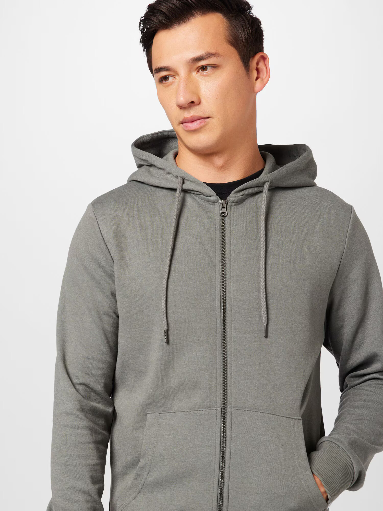 JACK & JONES Hanorac gri fumuriu - Pled.ro