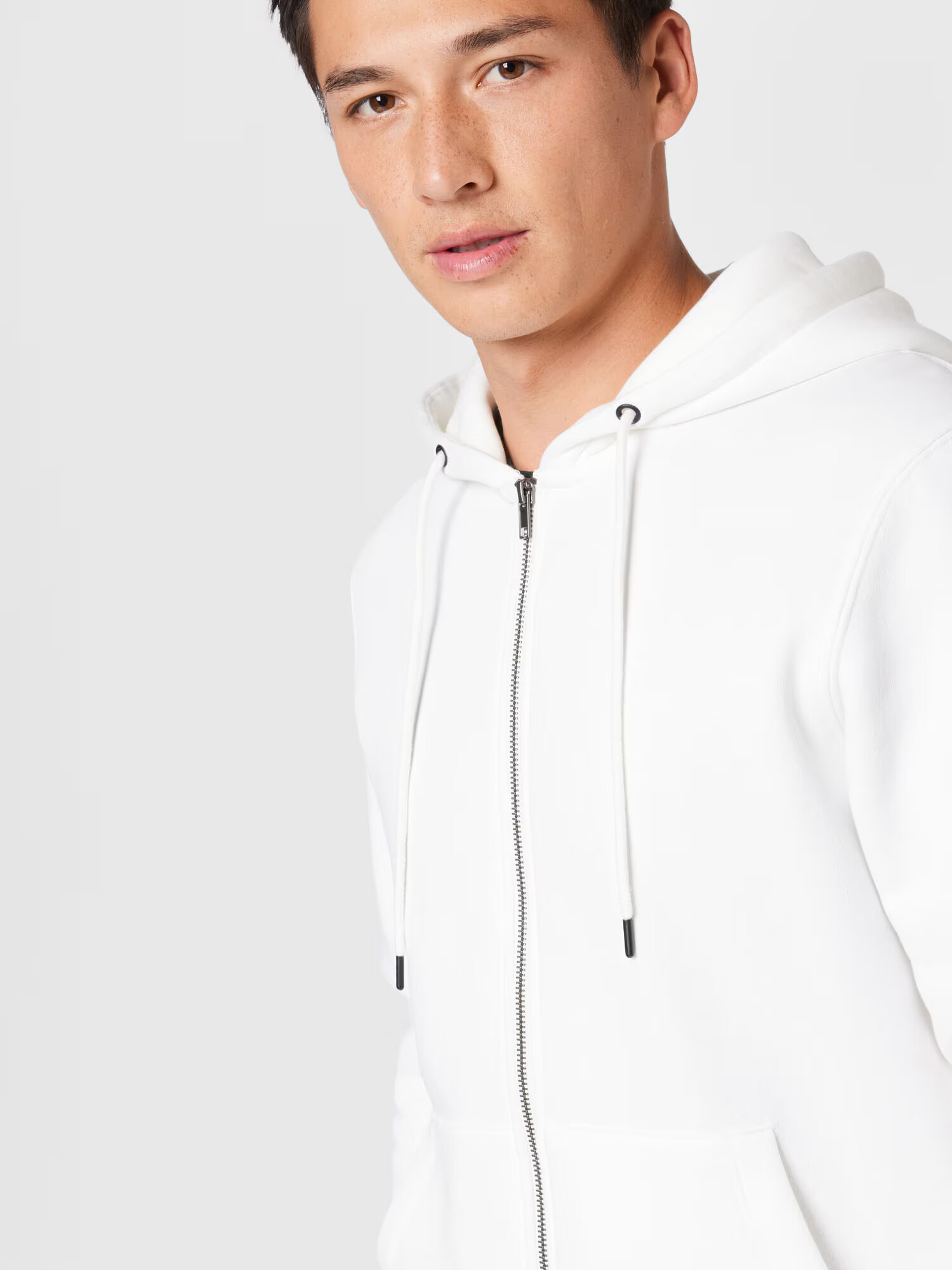 JACK & JONES Hanorac 'Star' alb - Pled.ro