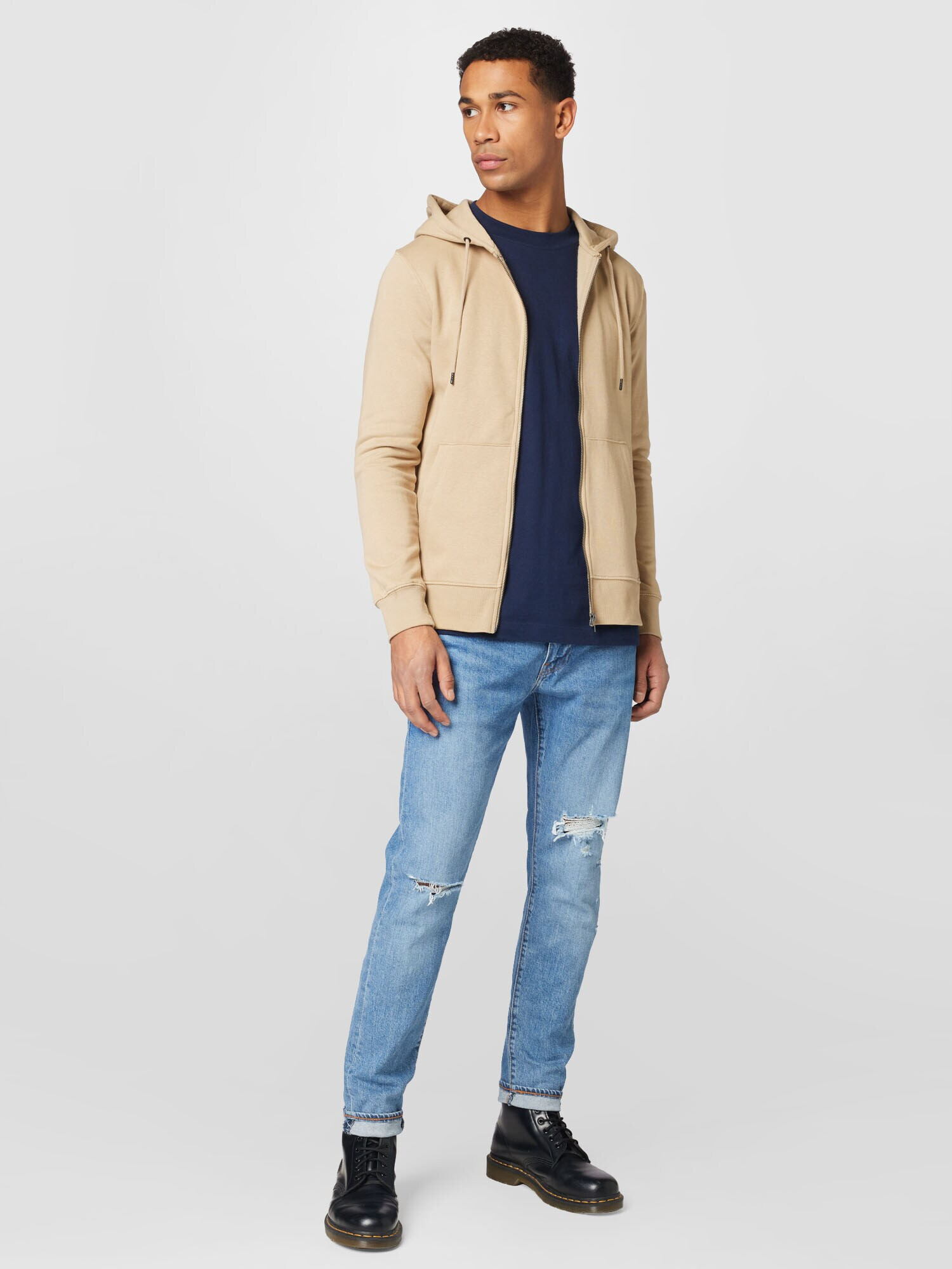 JACK & JONES Hanorac 'Star' bej închis - Pled.ro