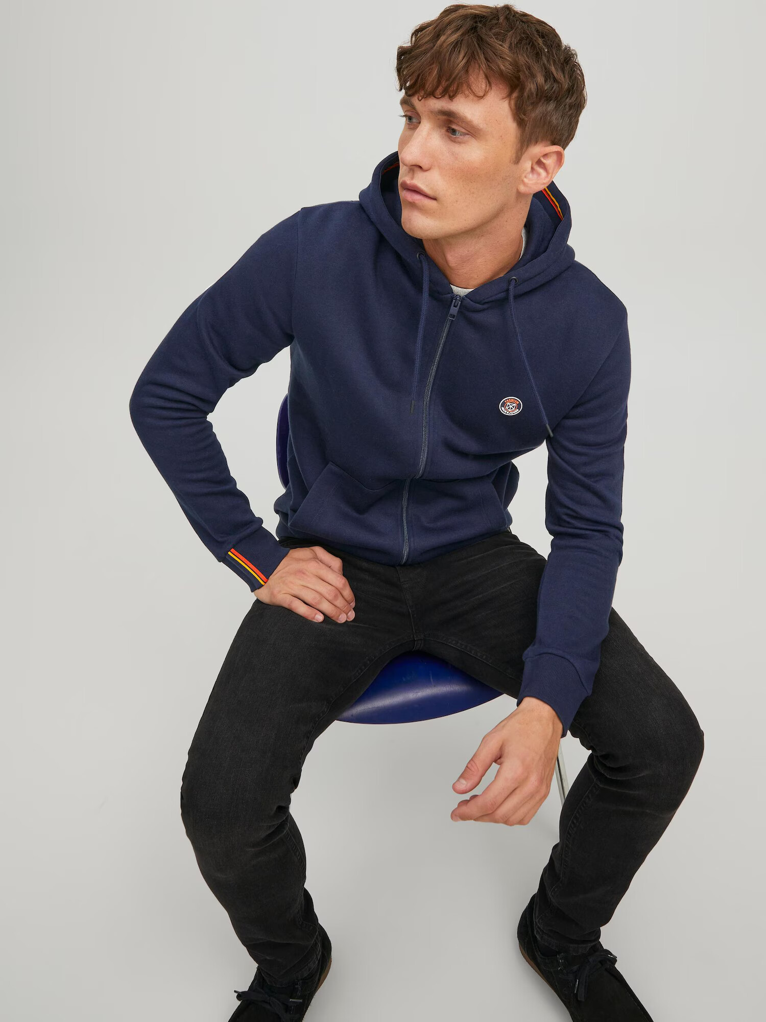 JACK & JONES Hanorac 'VALUE' bleumarin - Pled.ro