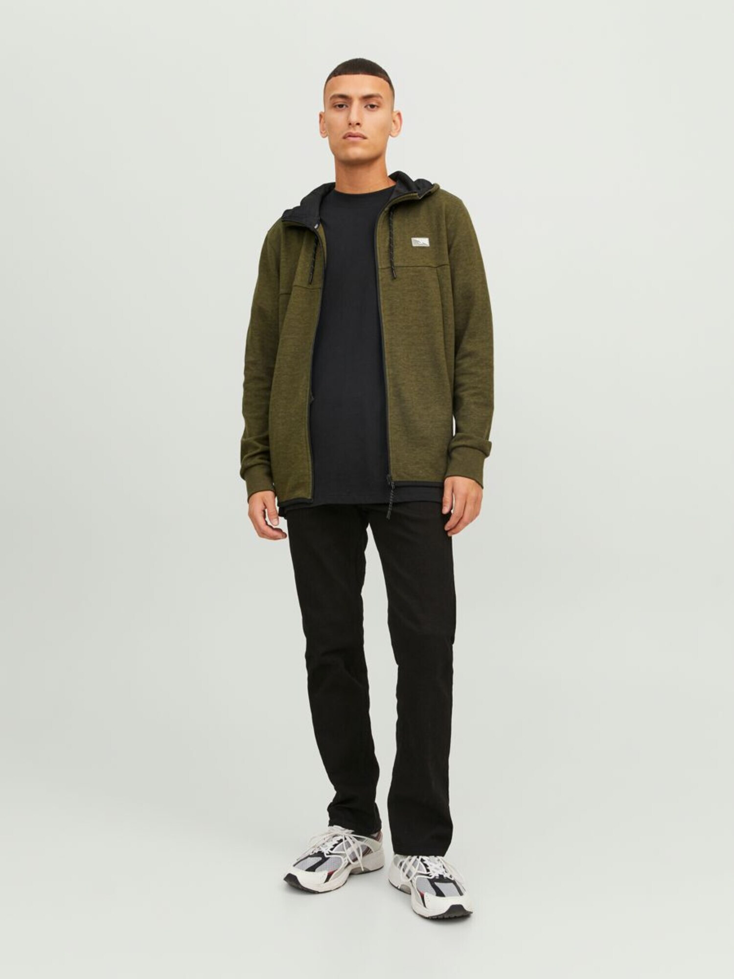 JACK & JONES Hanorac verde - Pled.ro