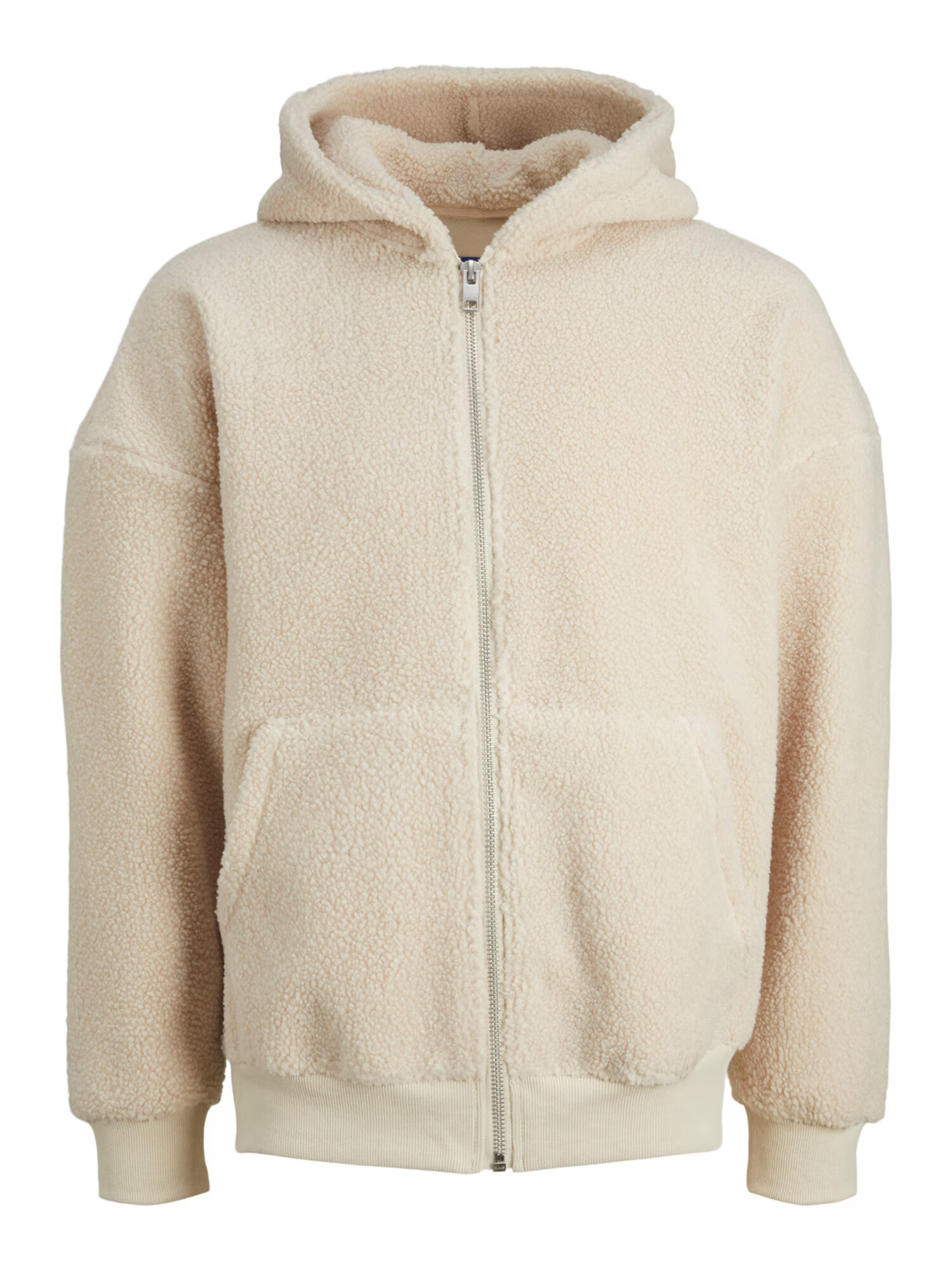 JACK & JONES Jachetă fleece crem - Pled.ro