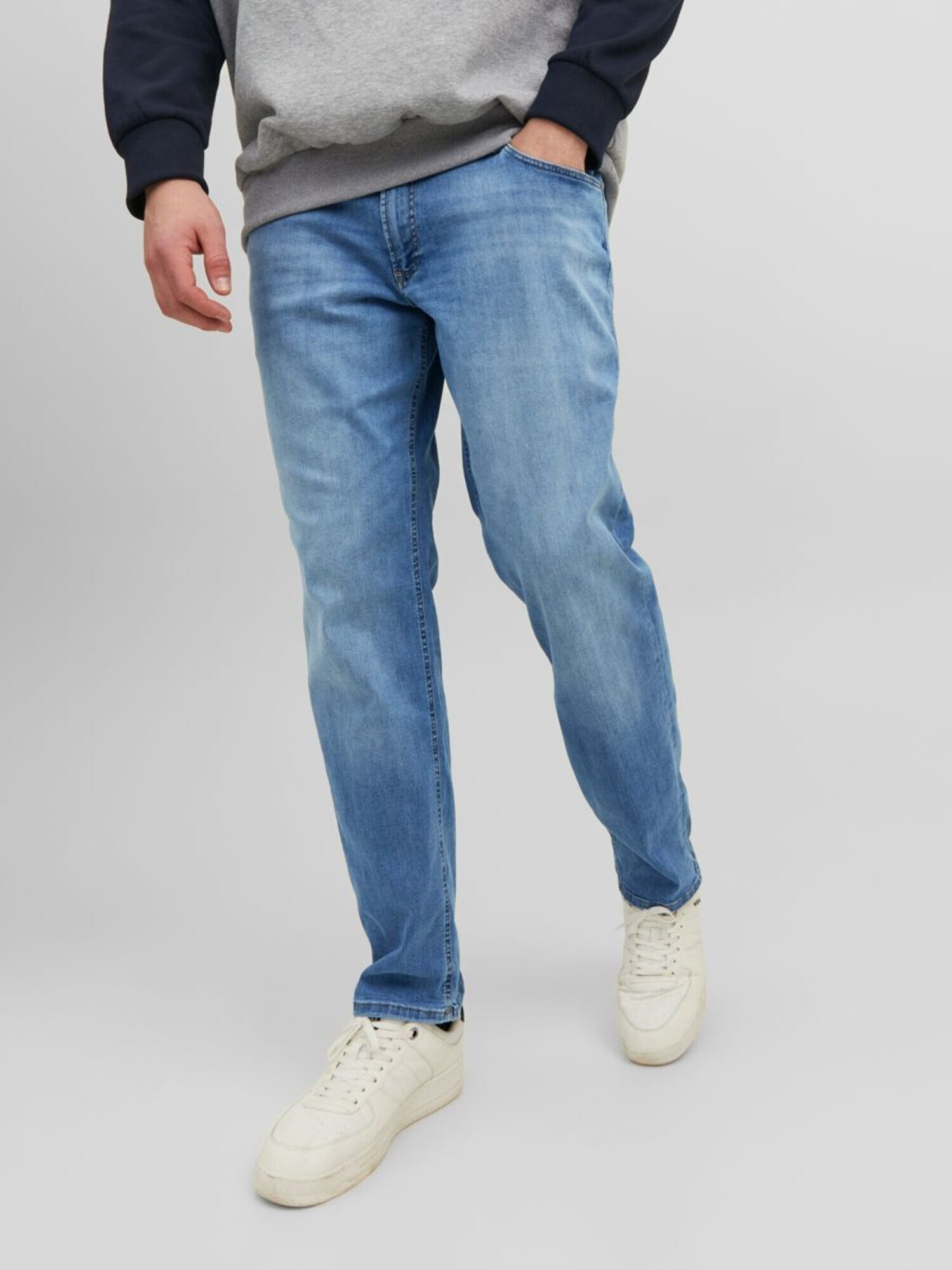 JACK & JONES Jeans albastru denim - Pled.ro