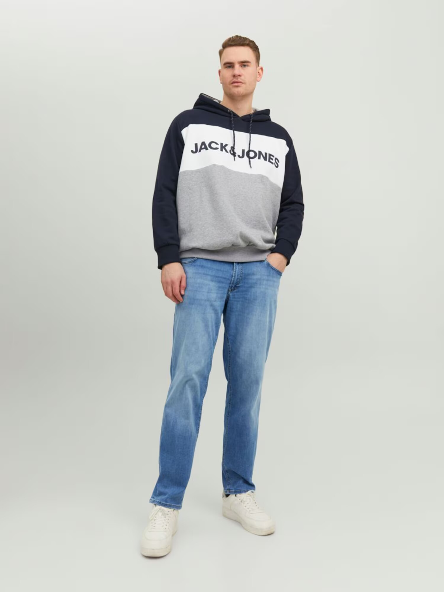 JACK & JONES Jeans albastru denim - Pled.ro