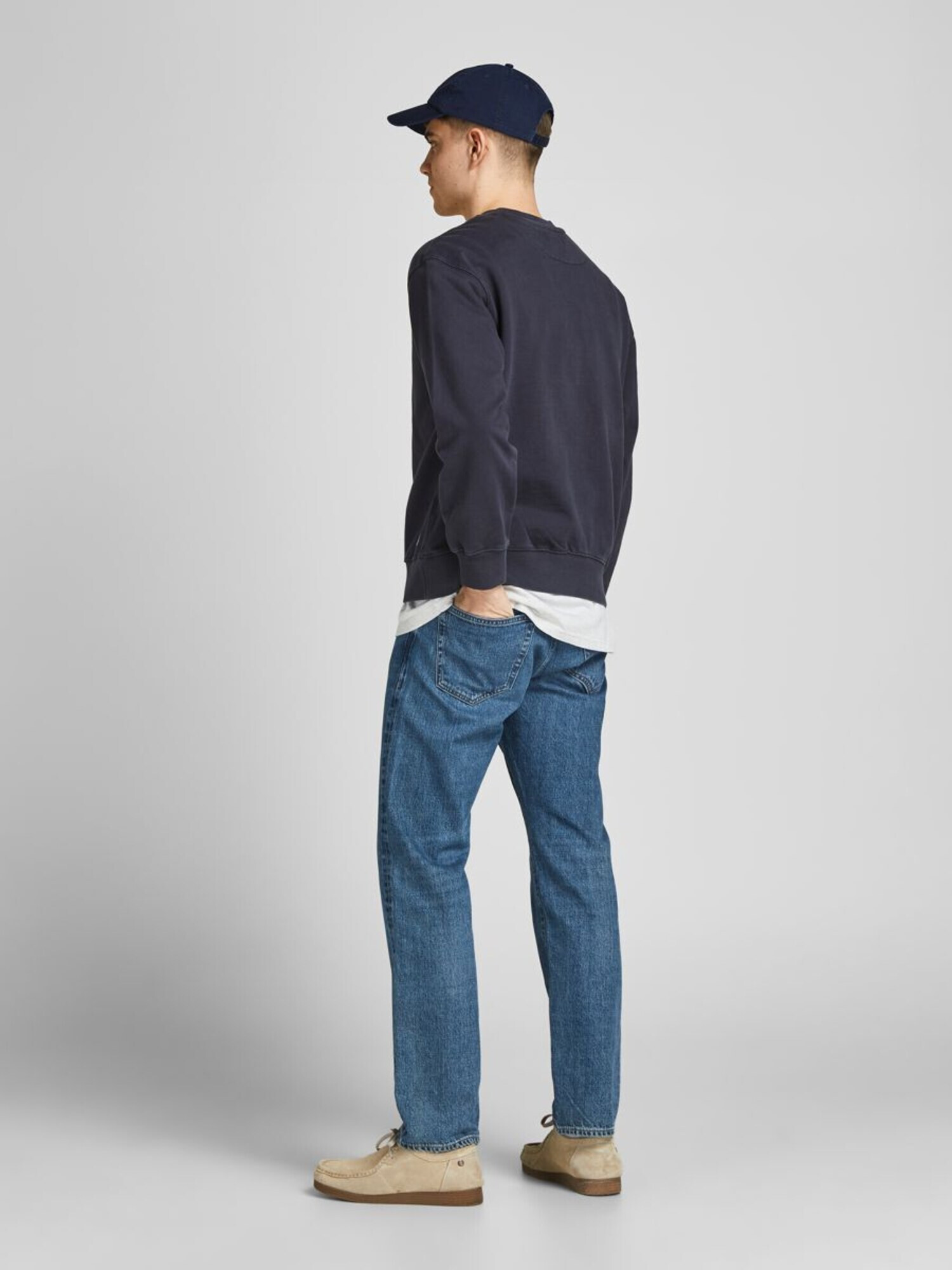 JACK & JONES Jeans 'Chris' albastru denim - Pled.ro