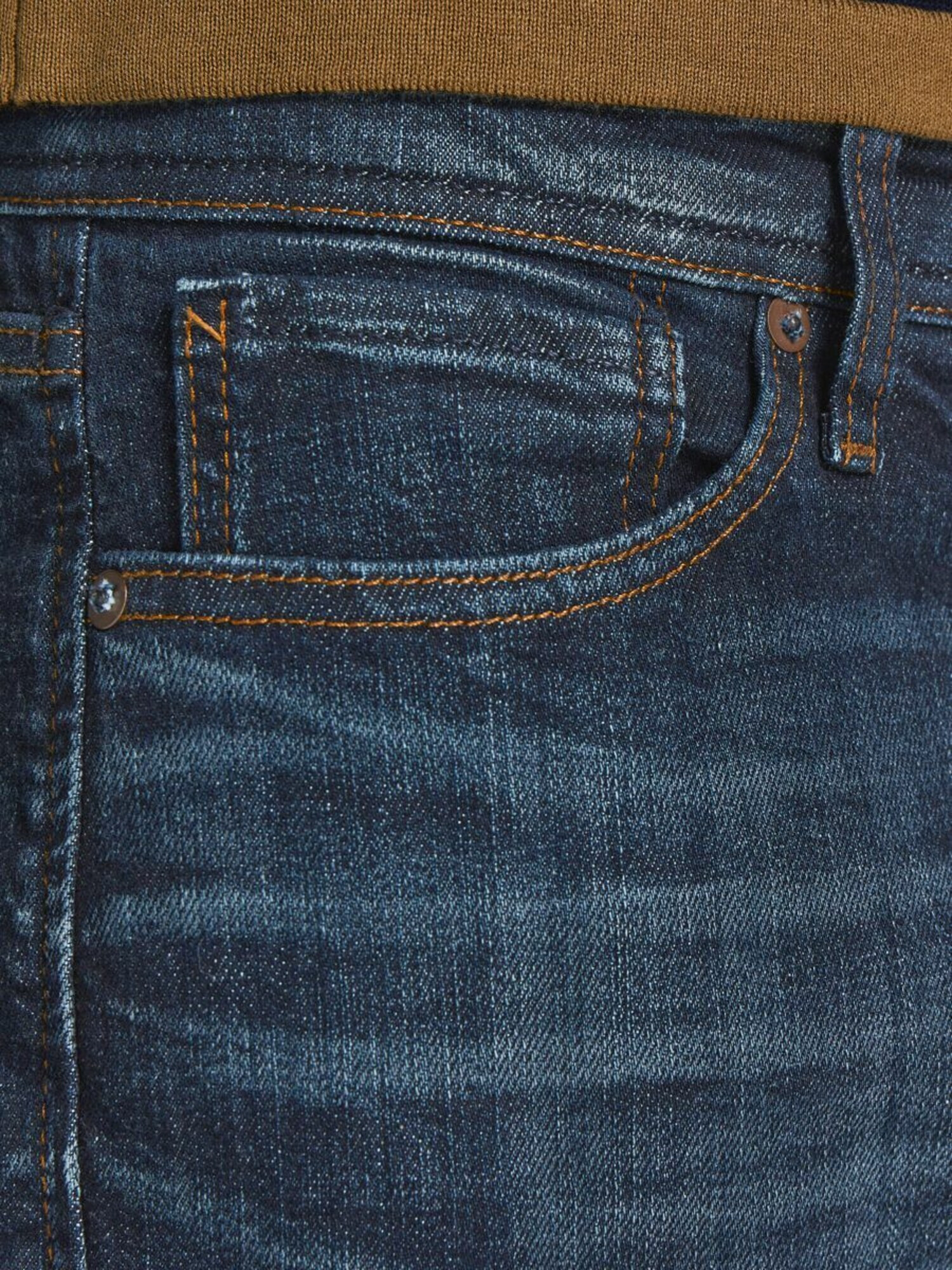 JACK & JONES Jeans 'Chris' albastru închis - Pled.ro