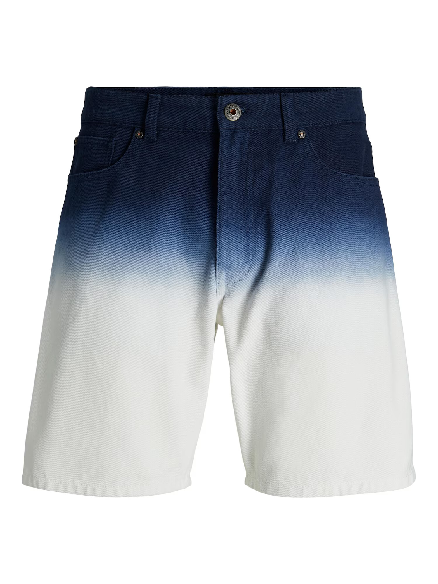 JACK & JONES Jeans 'CHRIS' bleumarin / alb - Pled.ro