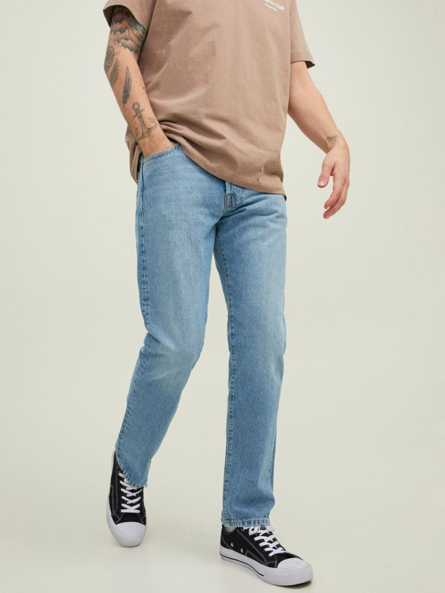 JACK & JONES Jeans 'Chris Cooper' albastru denim - Pled.ro