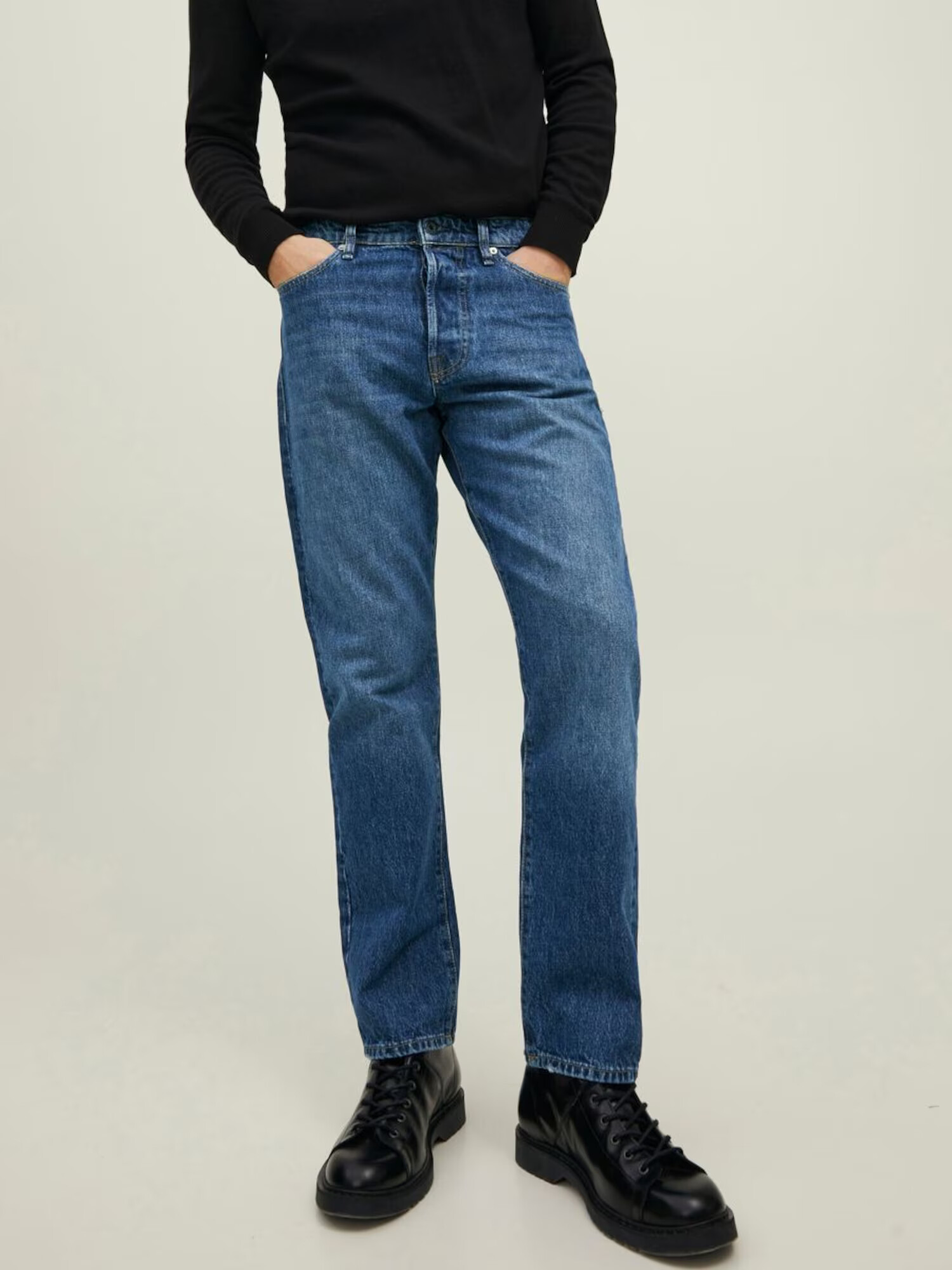 JACK & JONES Jeans 'Chris Cooper' albastru denim - Pled.ro