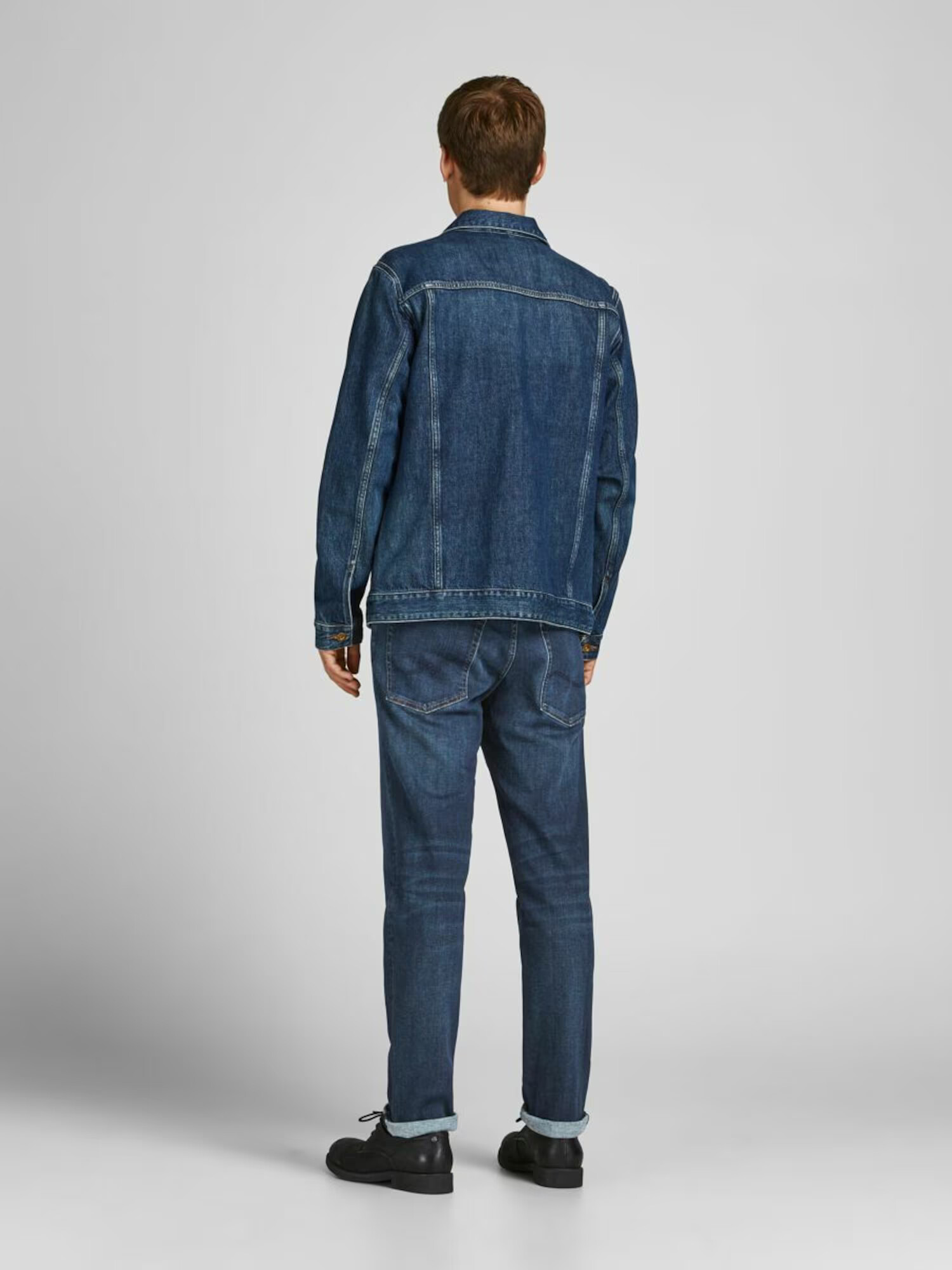 JACK & JONES Jeans 'Clark' albastru - Pled.ro