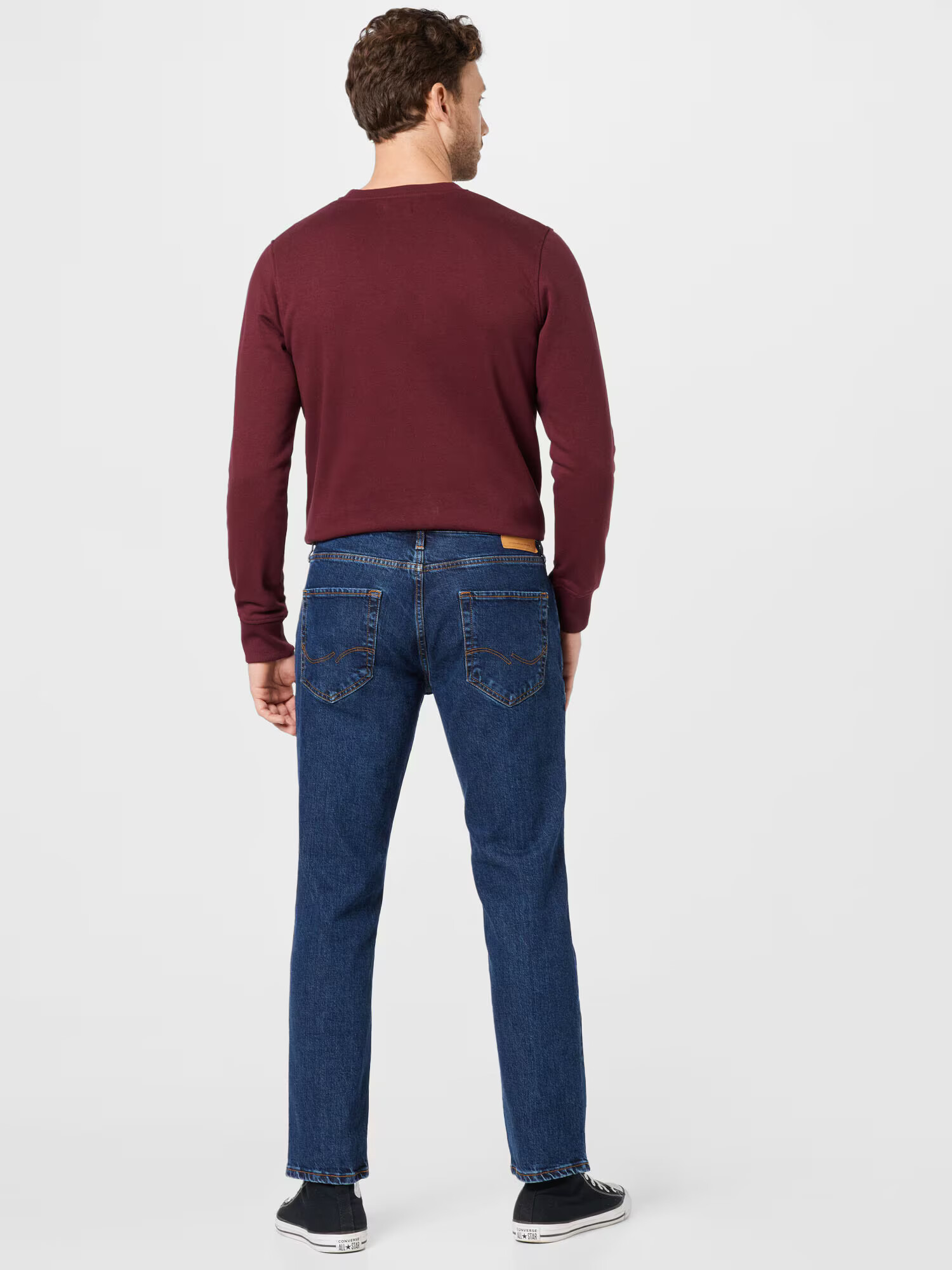 JACK & JONES Jeans 'Clark' albastru închis - Pled.ro