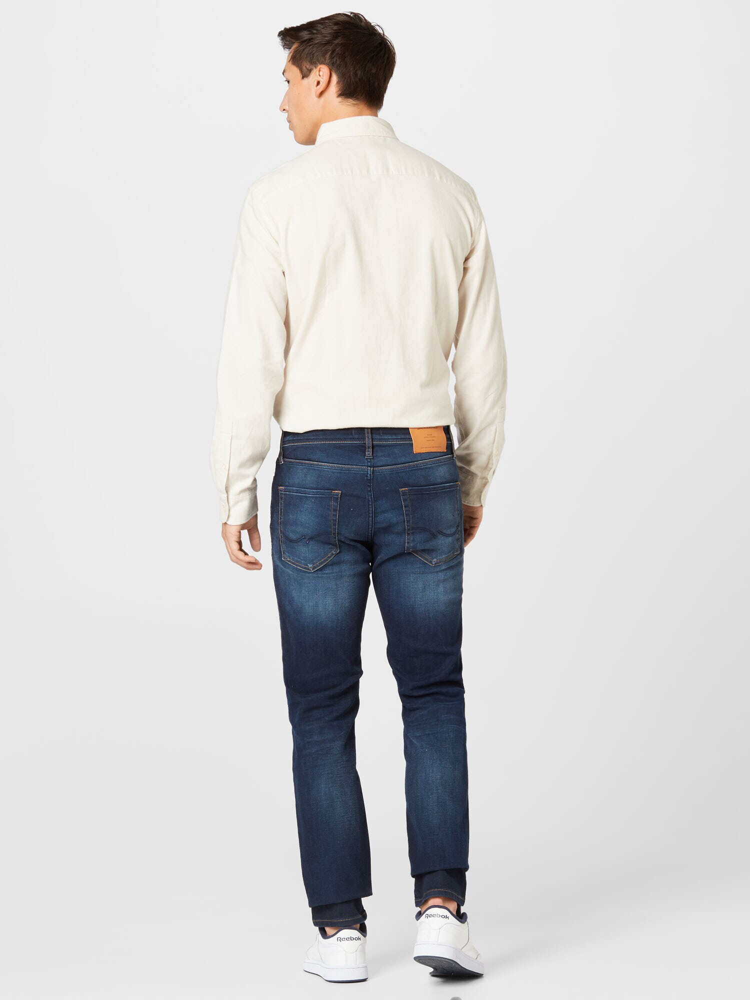 JACK & JONES Jeans 'Clark' albastru închis - Pled.ro